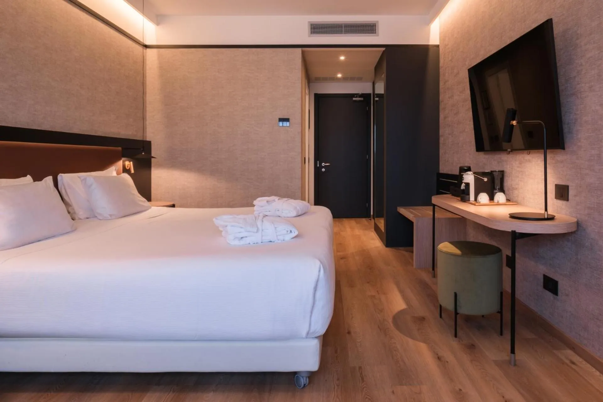 Bedroom, Bed in Savhotel Mantegna Padova