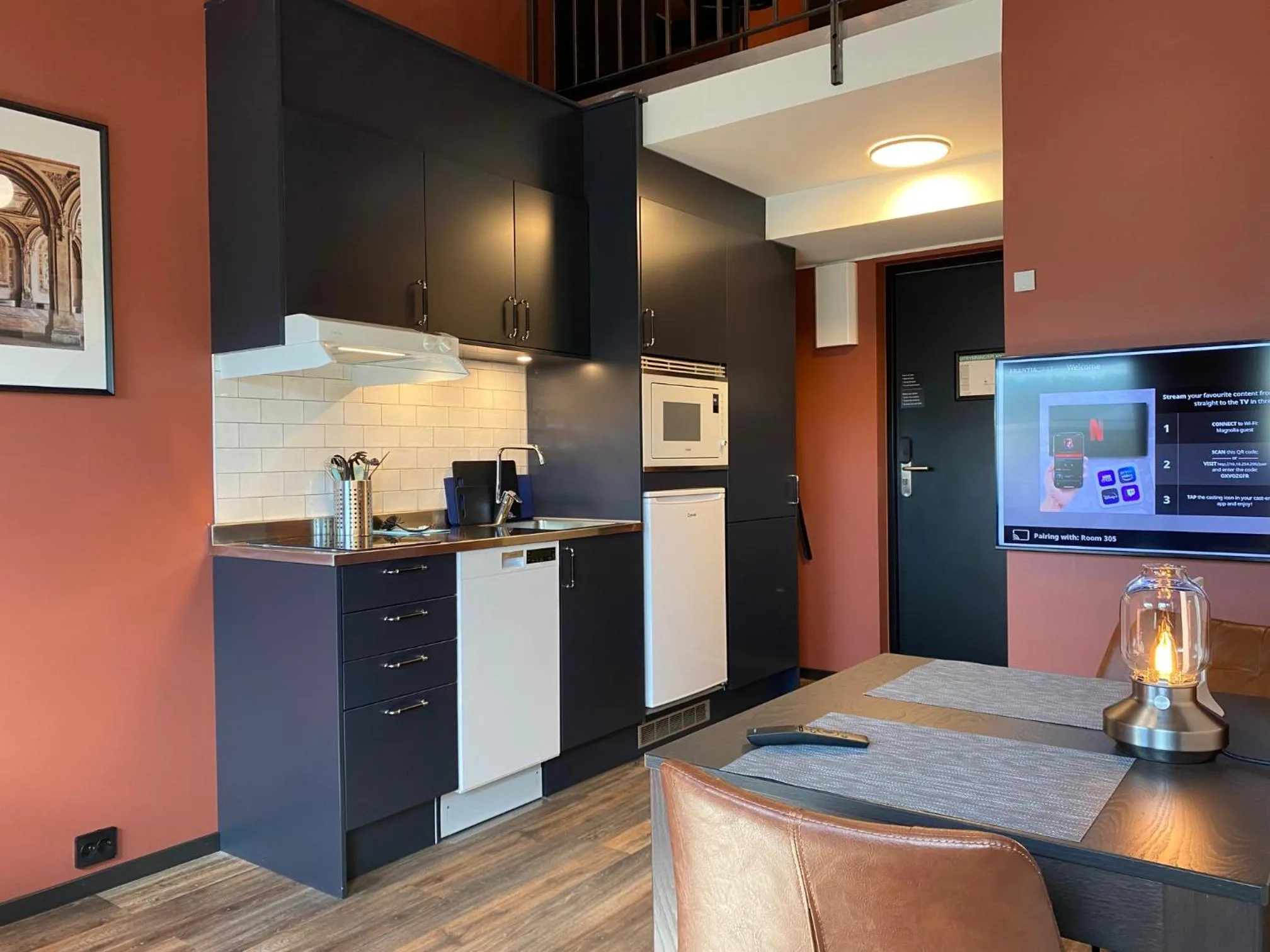 Kitchen or kitchenette in Magnolia House Sollentuna