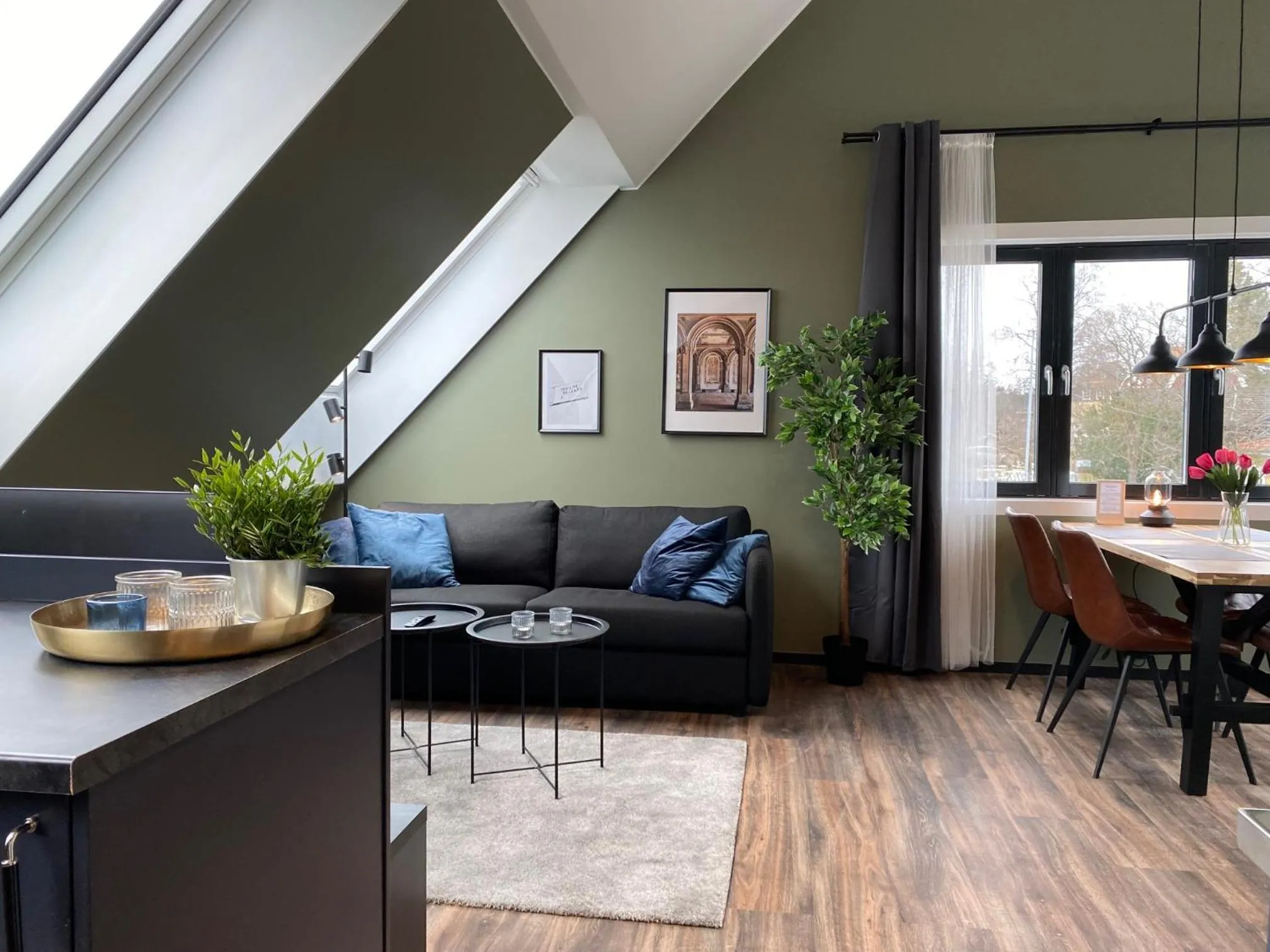 Seating area in Magnolia House Sollentuna