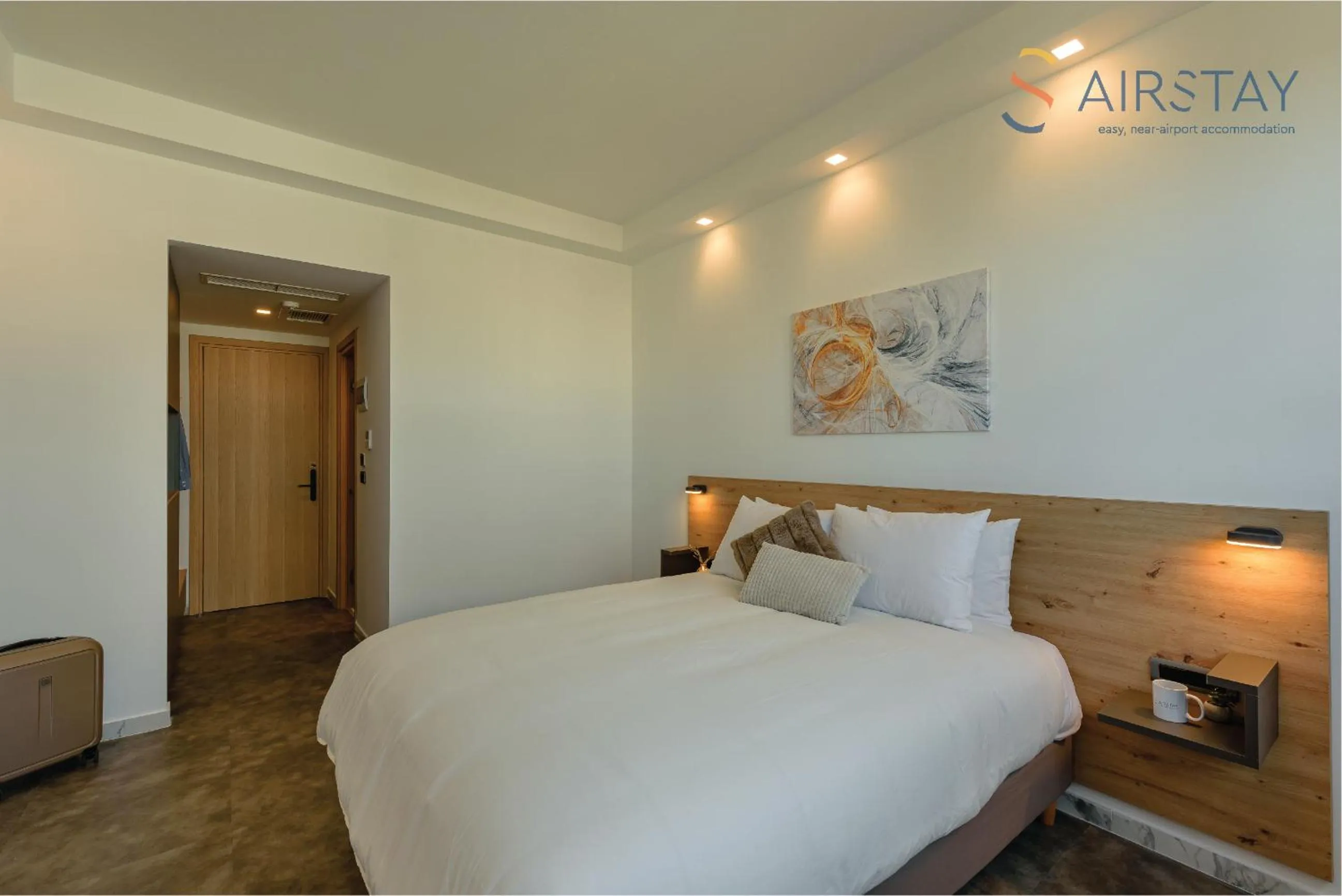 Bed in Zed Smart Property Airport by Airstay