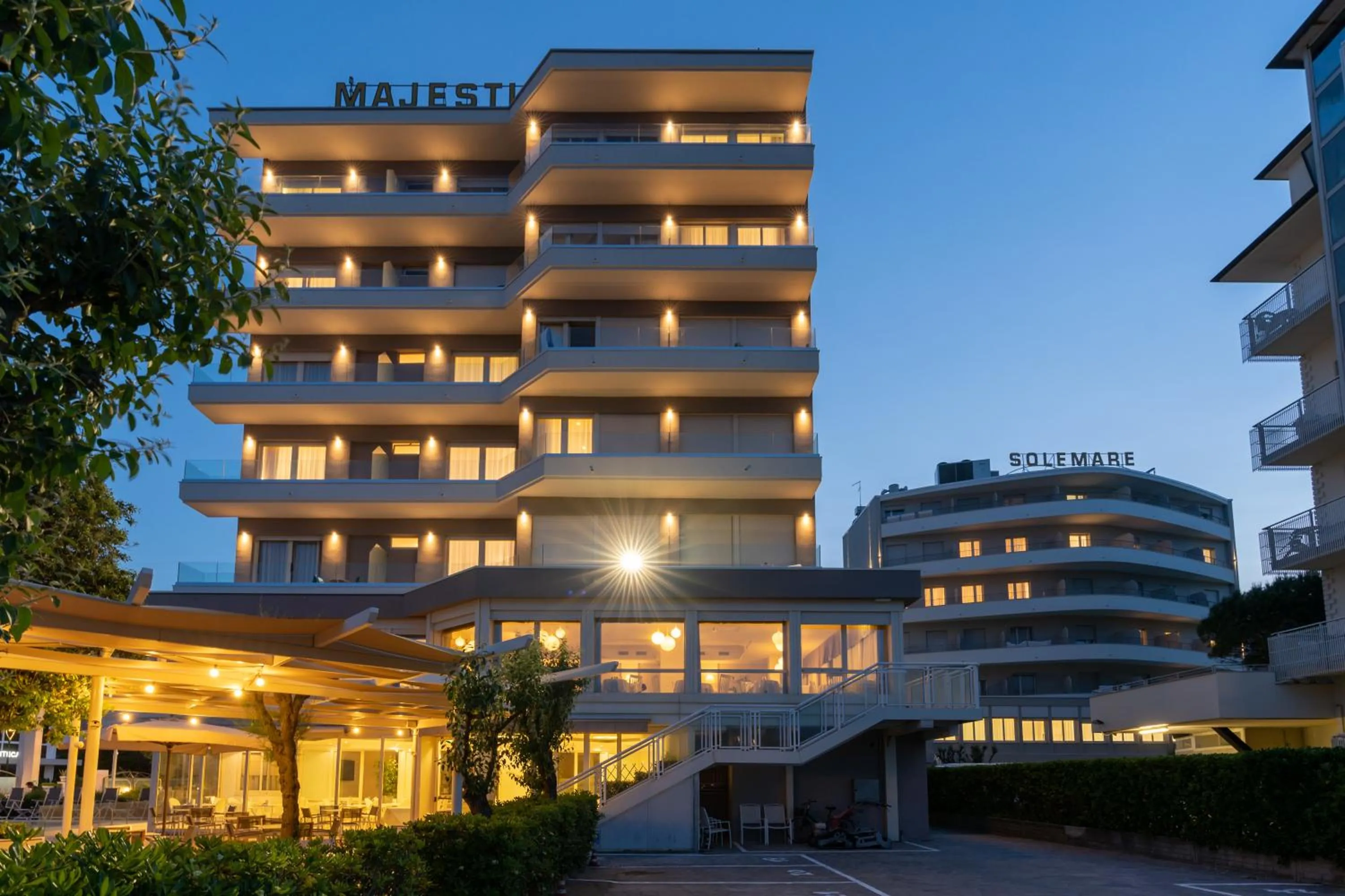 Property building in Hotel Majestic