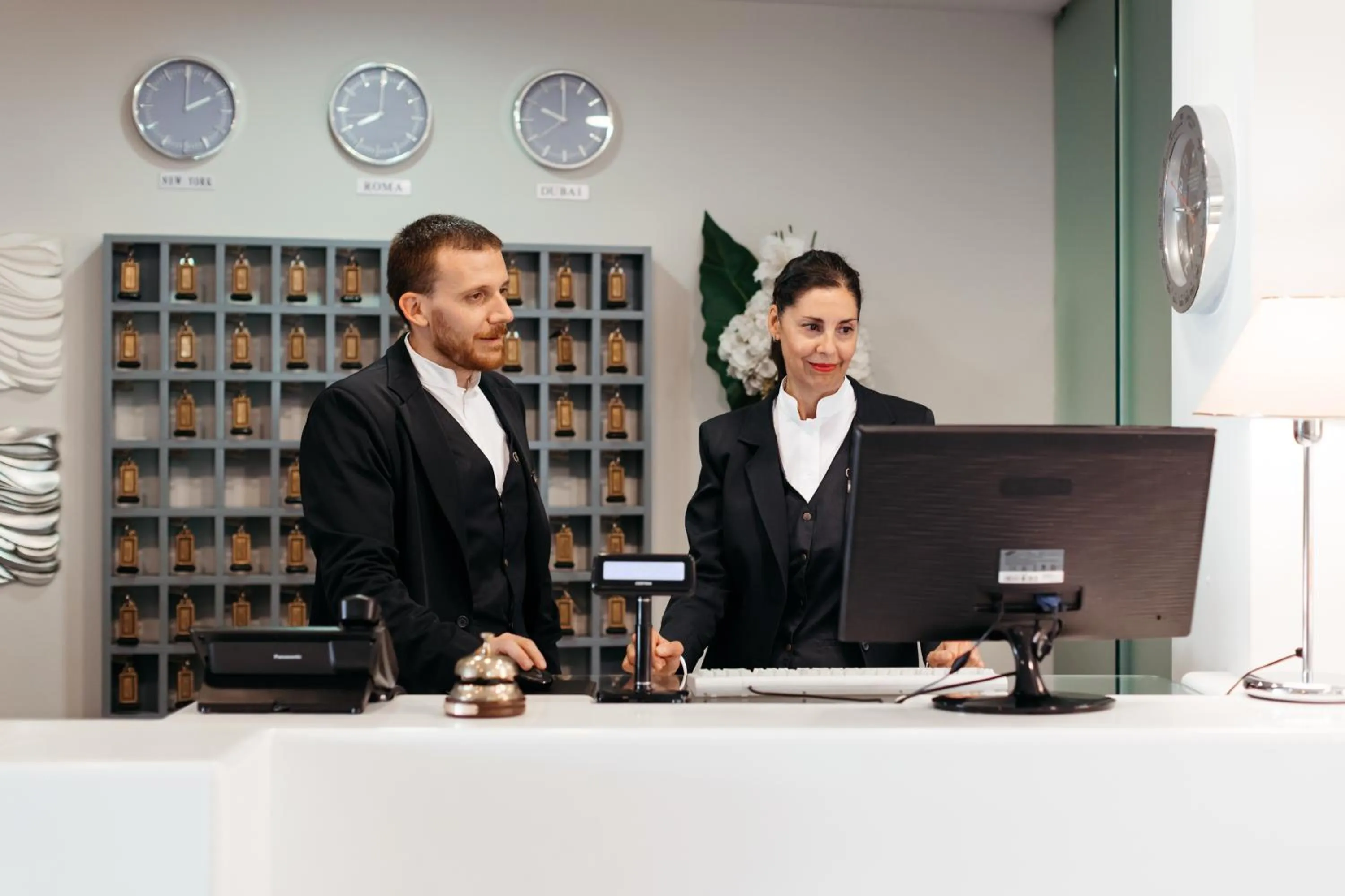 Lobby or reception in Hotel Cristallo