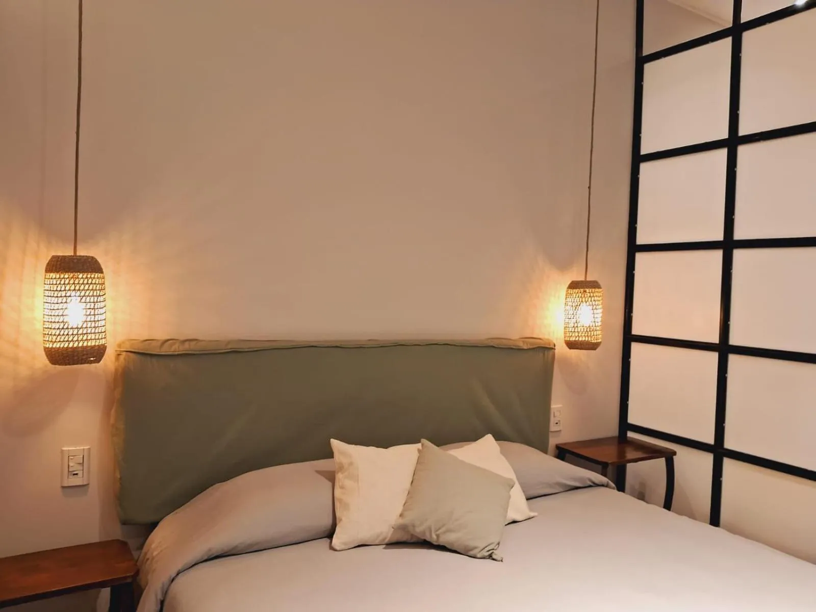 Bed in Refugio del Inca