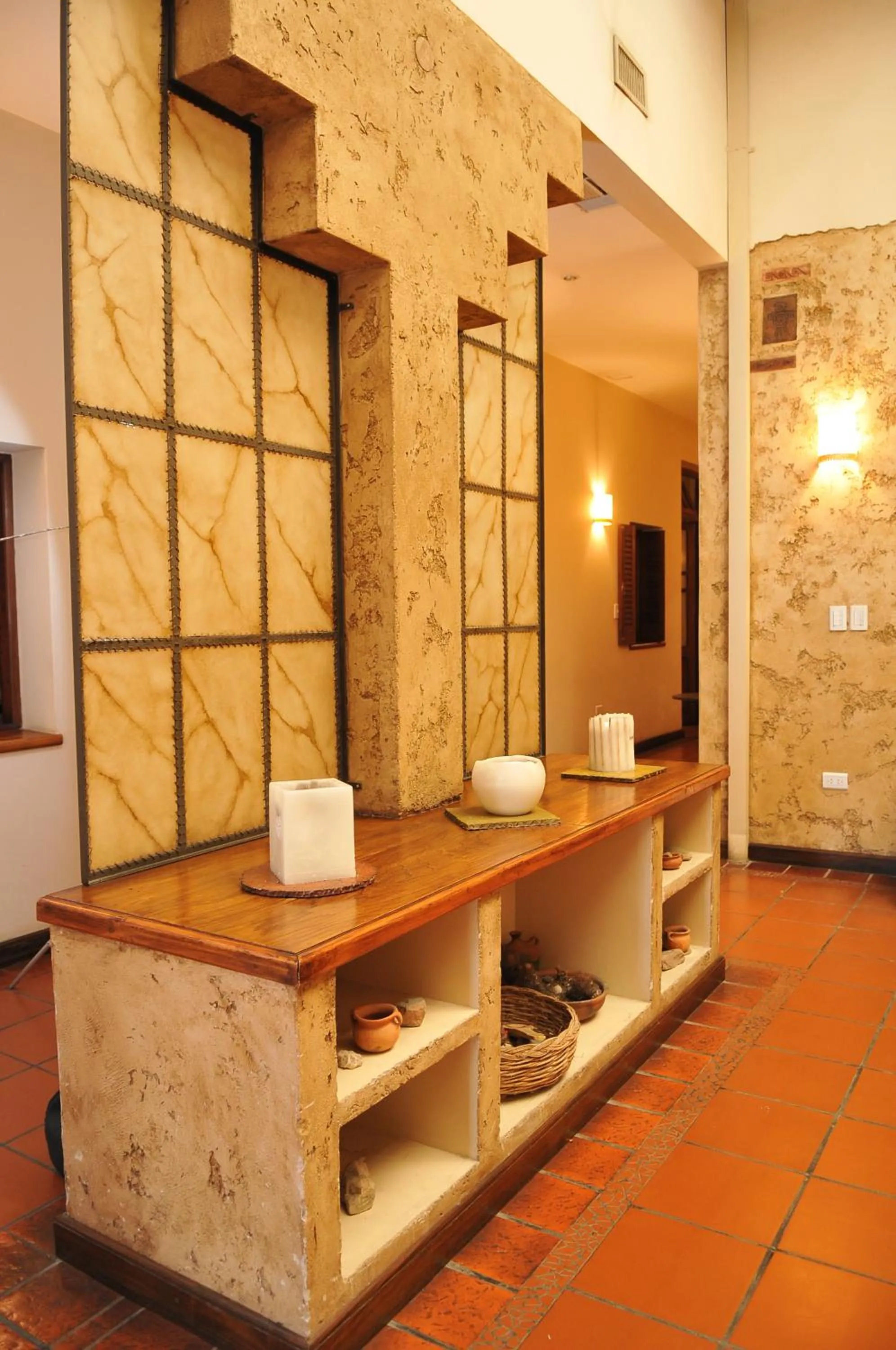 Decorative detail in Refugio del Inca