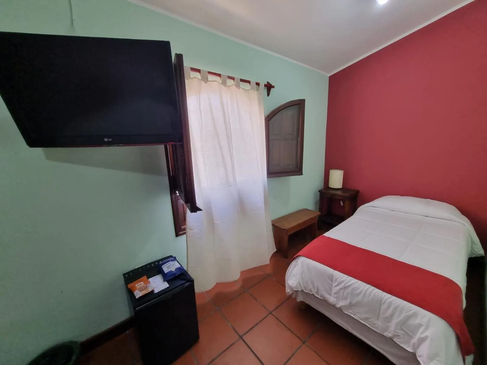 Bed in Refugio del Inca