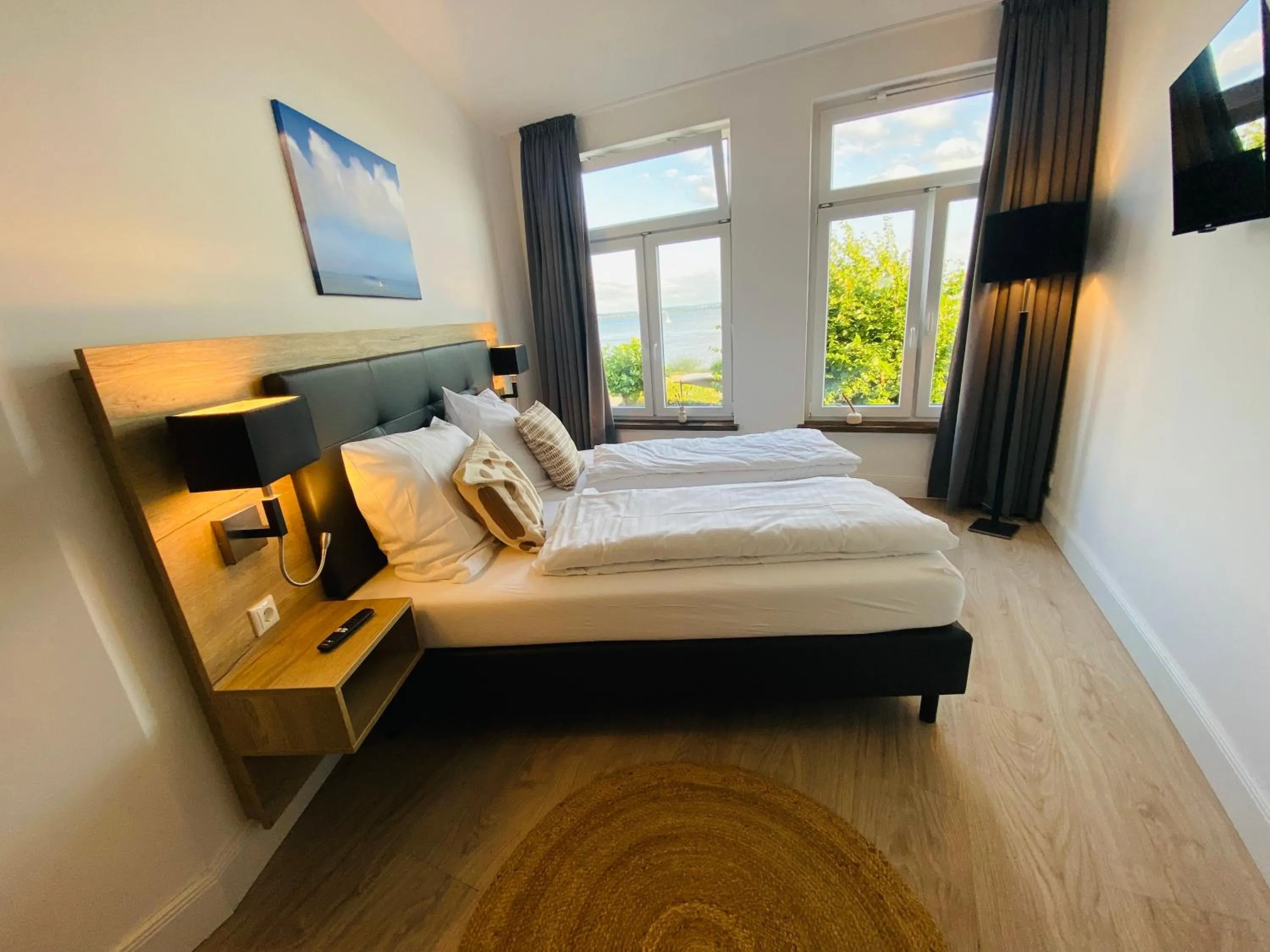 Bed in Homaris Strandhaus Blankenese
