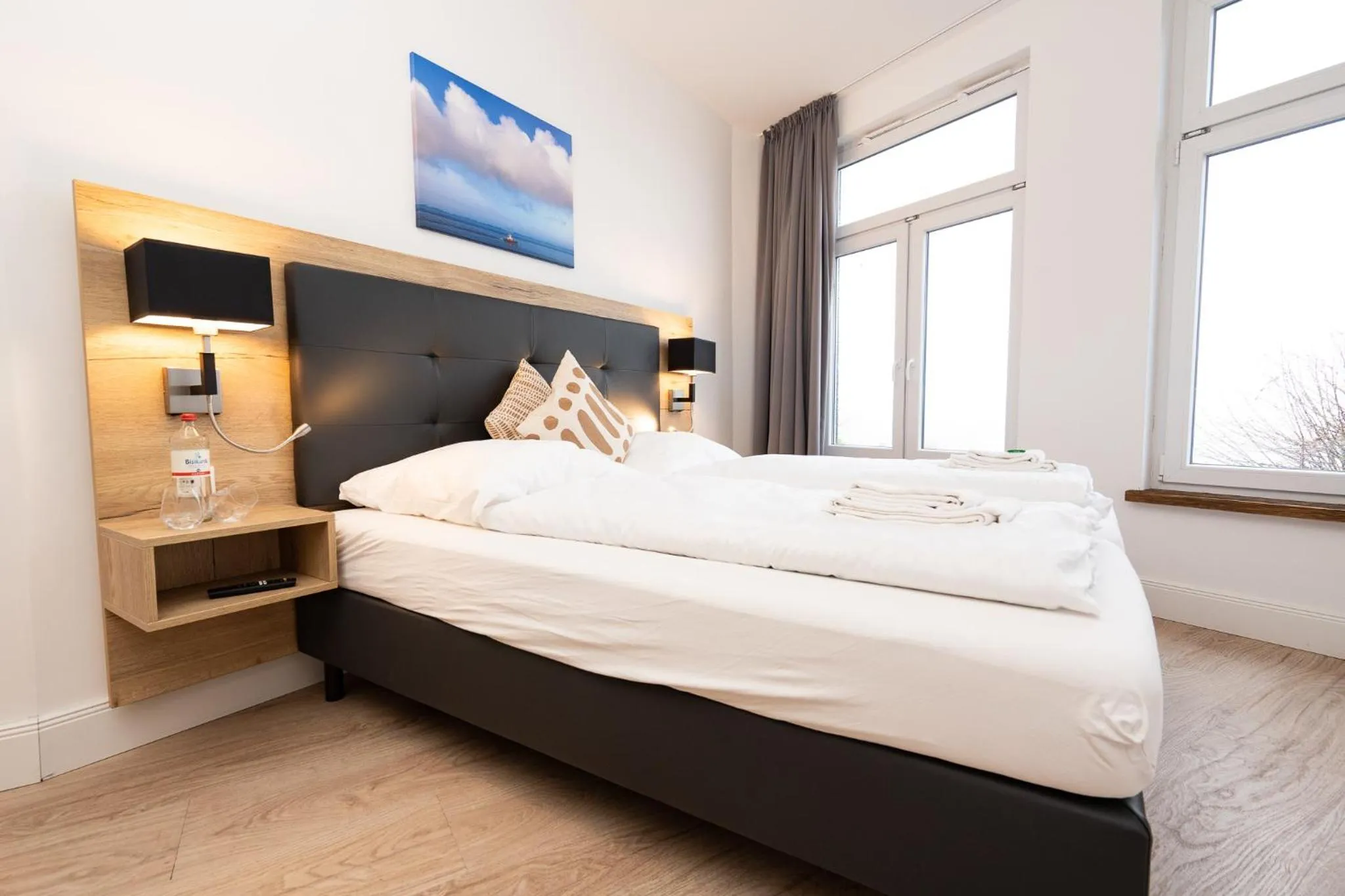 Bed in Homaris Strandhaus Blankenese