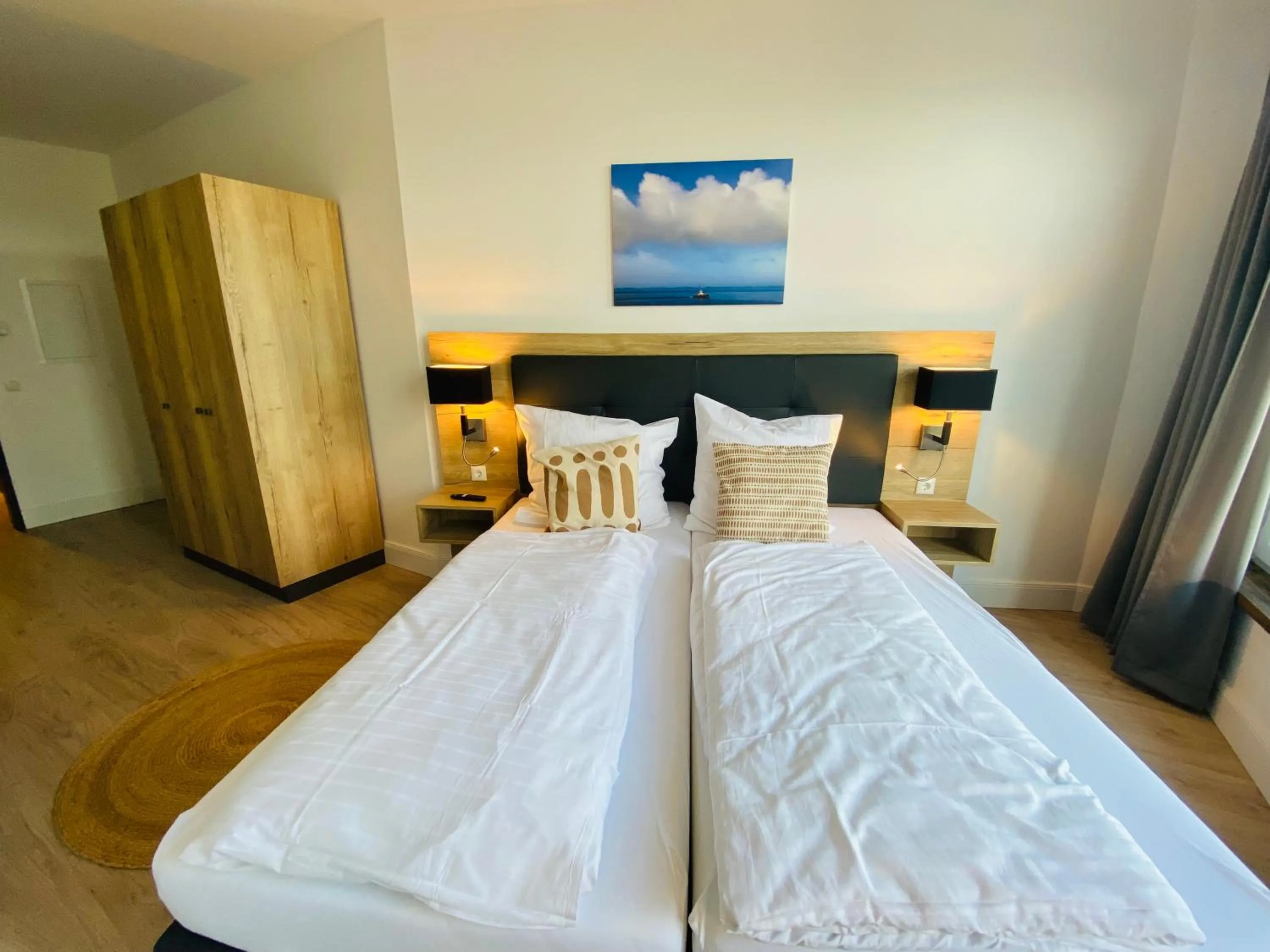Bed in Homaris Strandhaus Blankenese