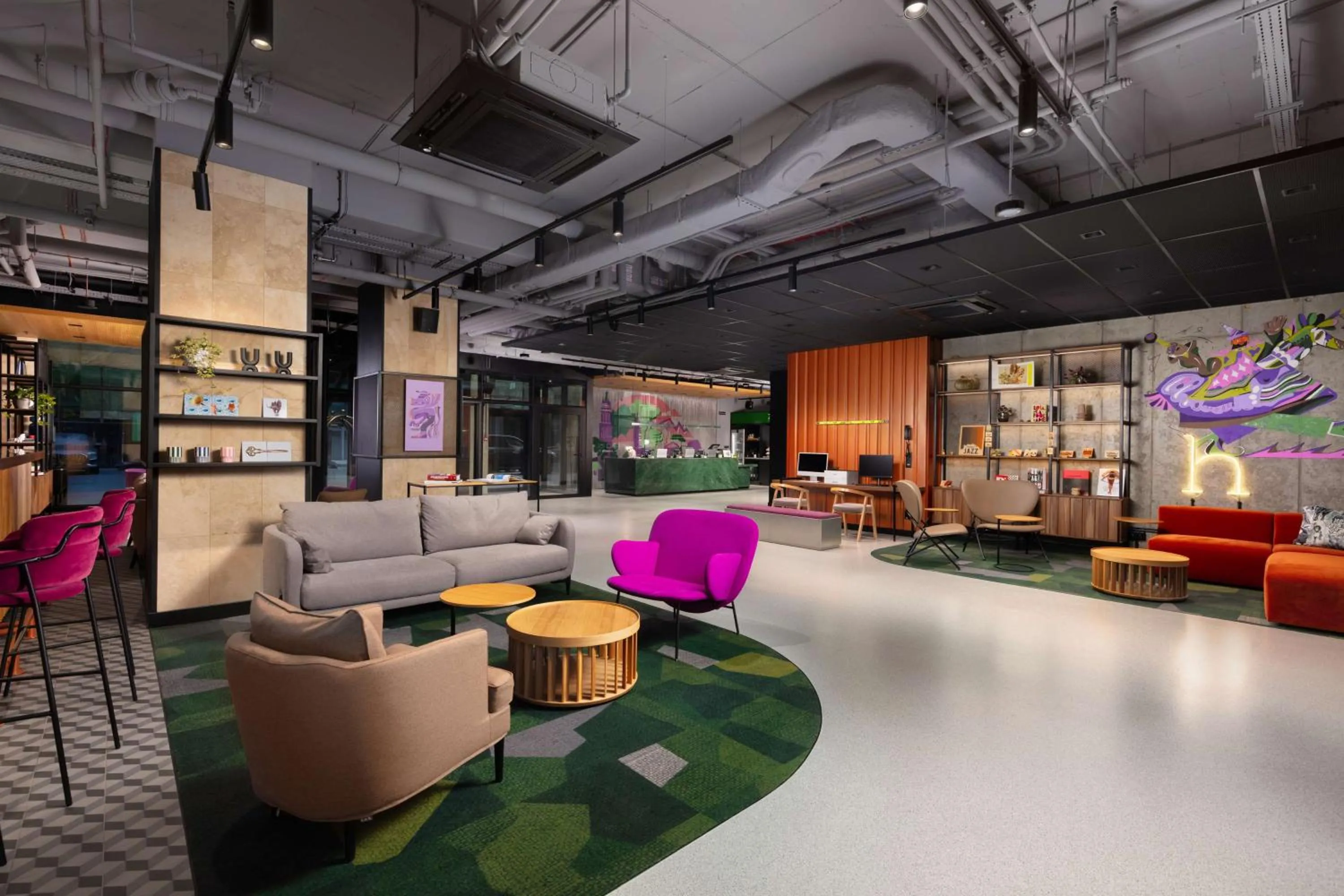 Lobby or reception in Hyatt Place Krakow