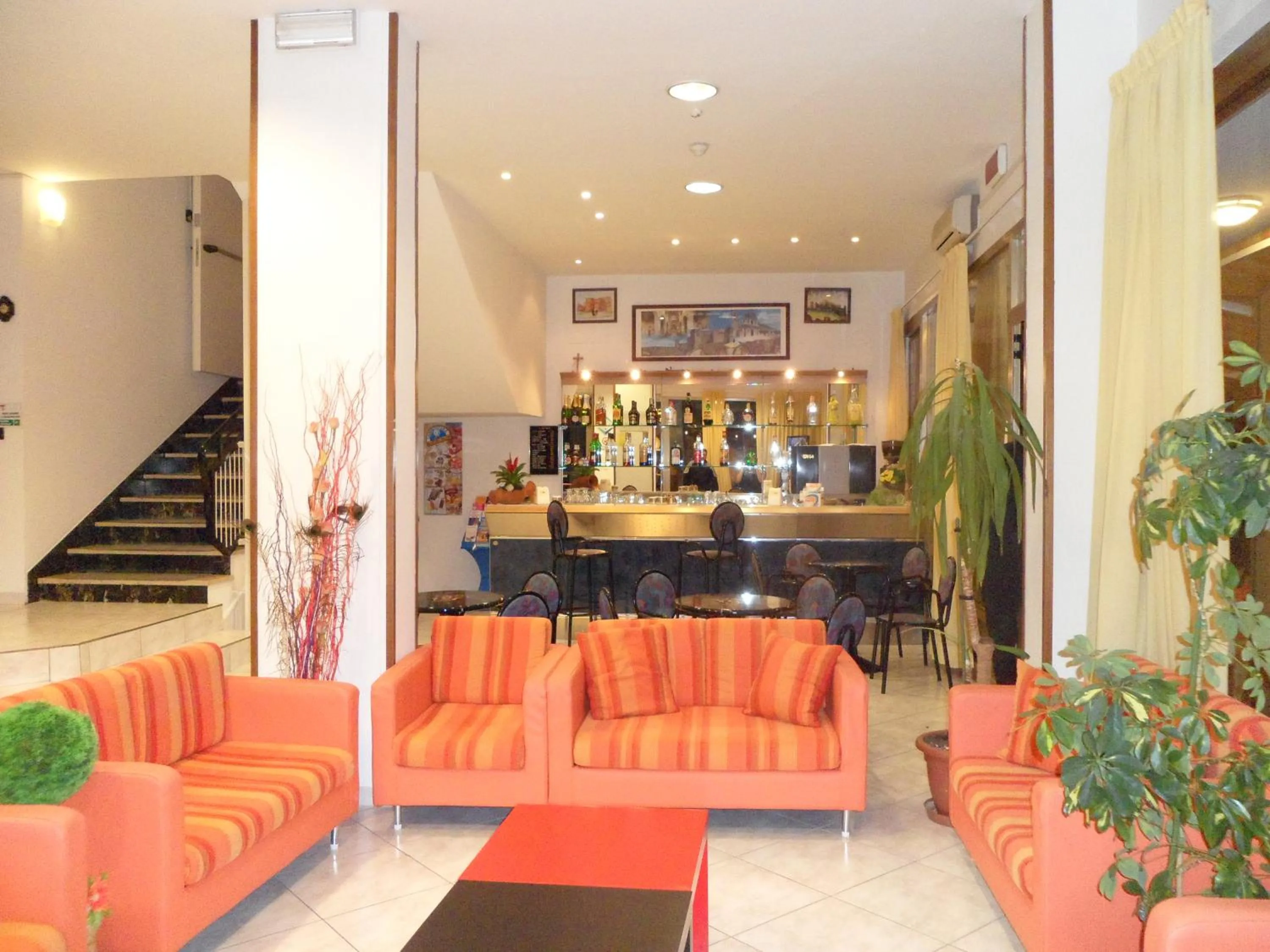 Communal lounge/ TV room in Hotel Galileo