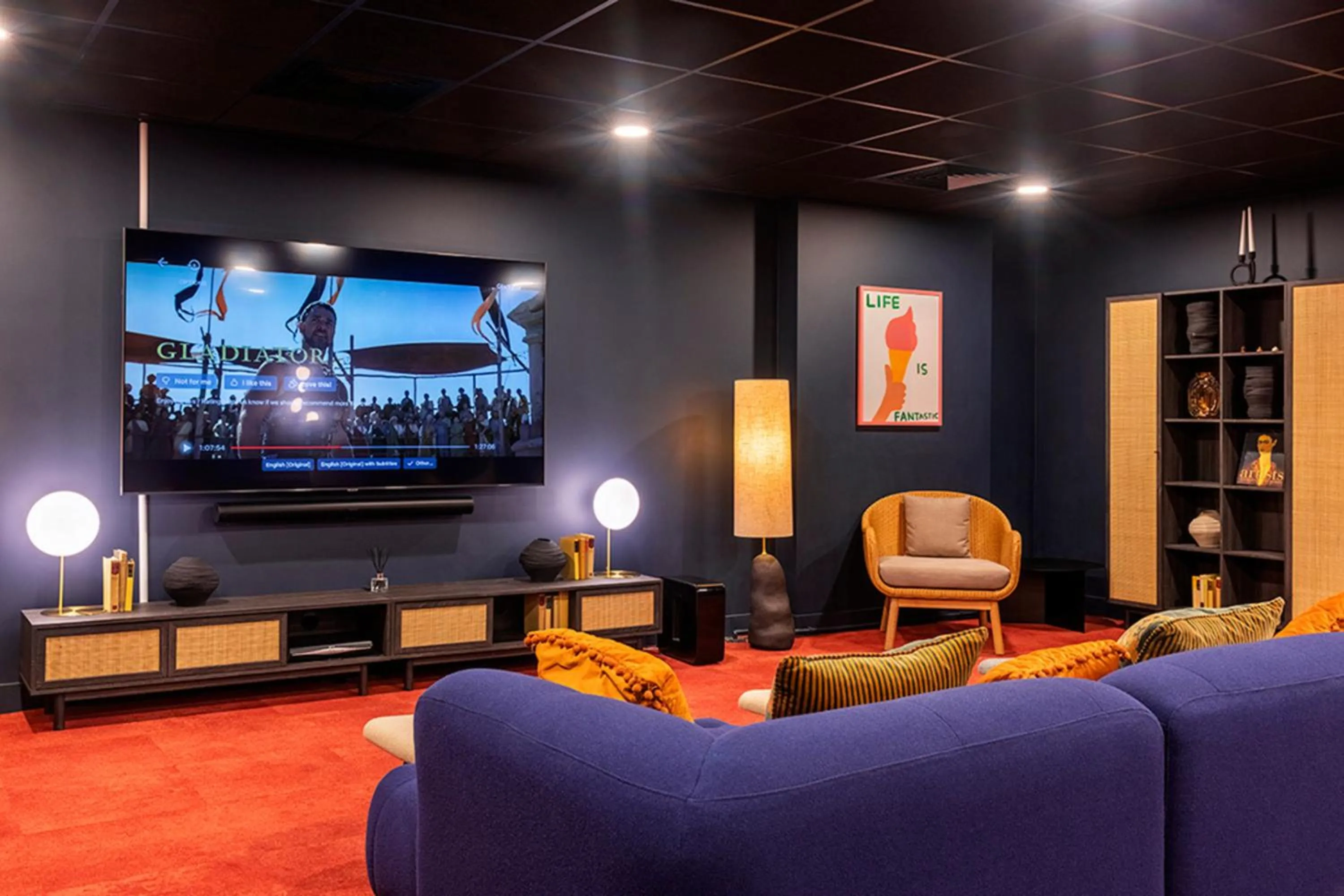 Communal lounge/ TV room in ARK Wembley