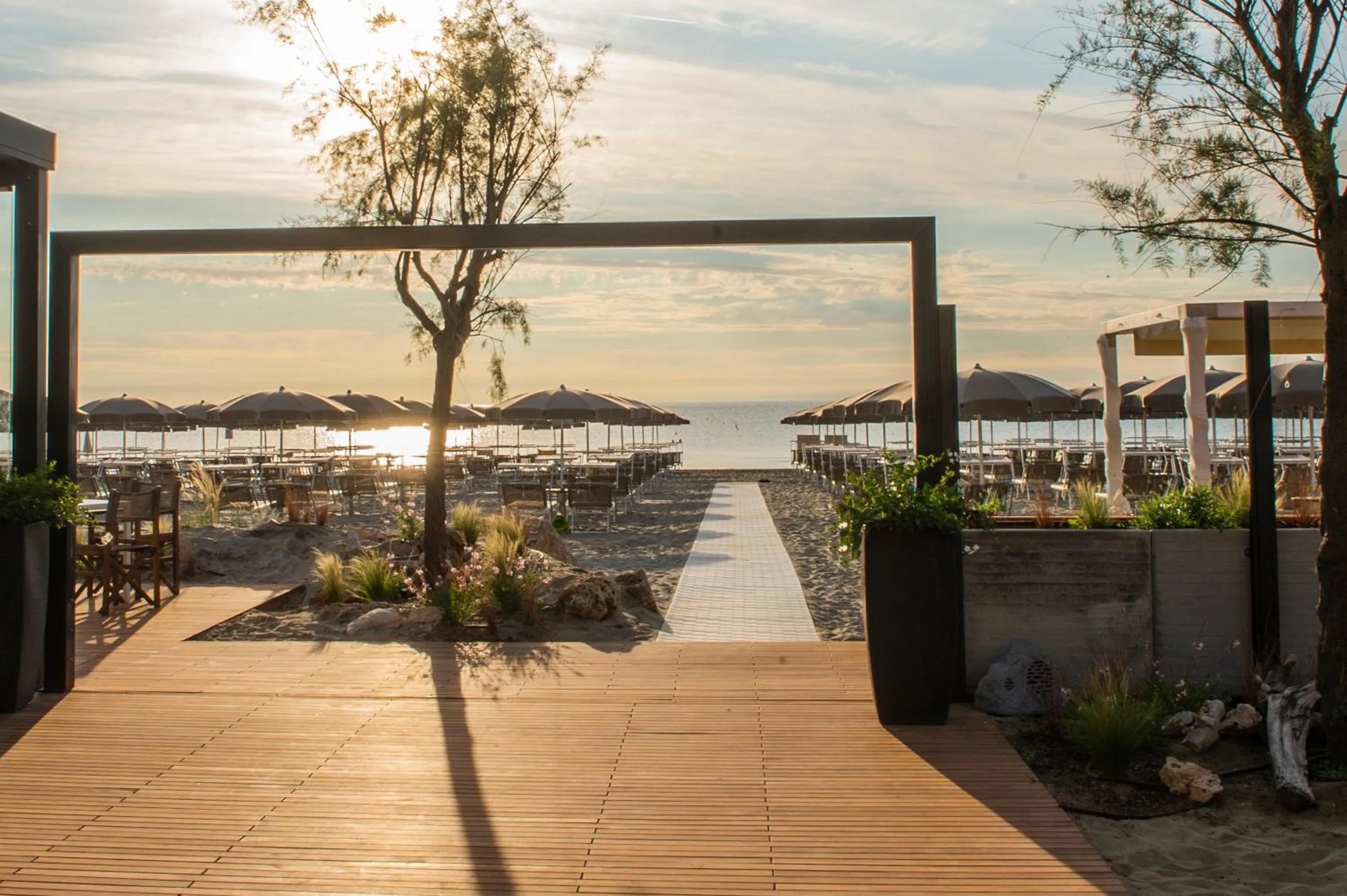 Beach in Hotel Solemare