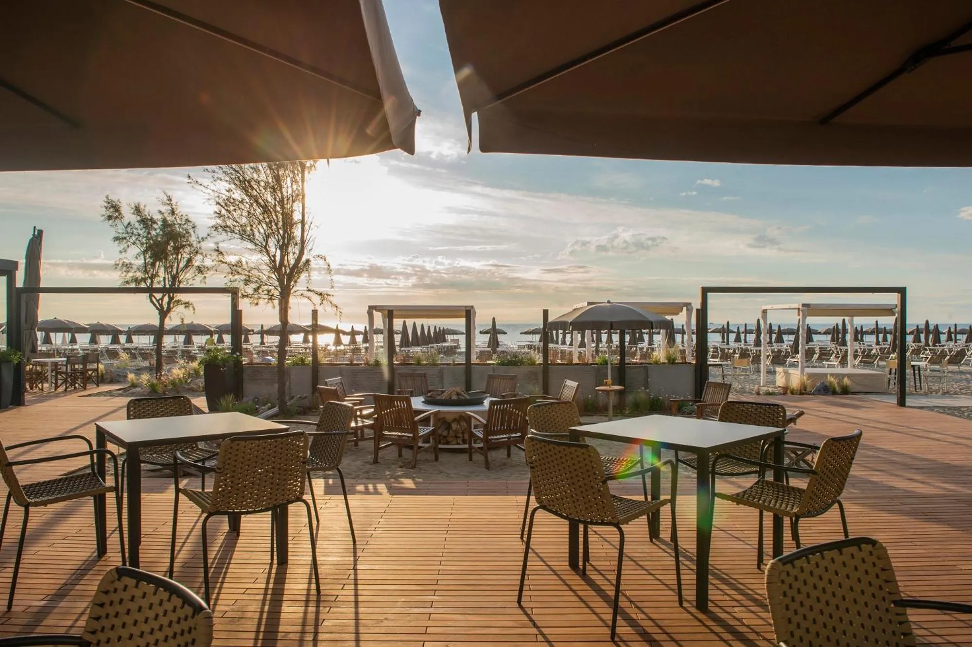 Beach in Hotel Solemare