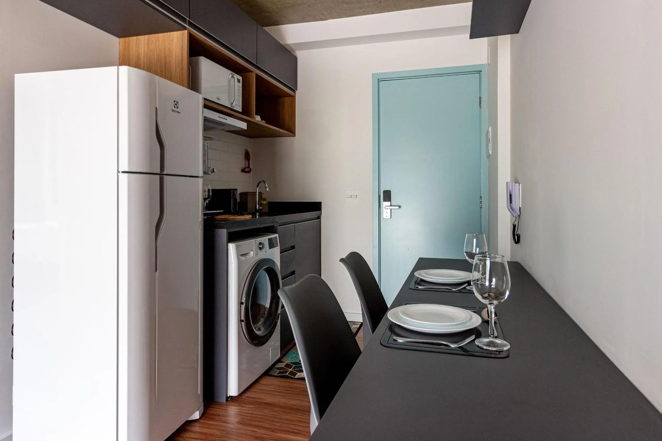 Kitchen or kitchenette in Xtay BK30 Santana - Apartamentos decorados próximos ao metrô