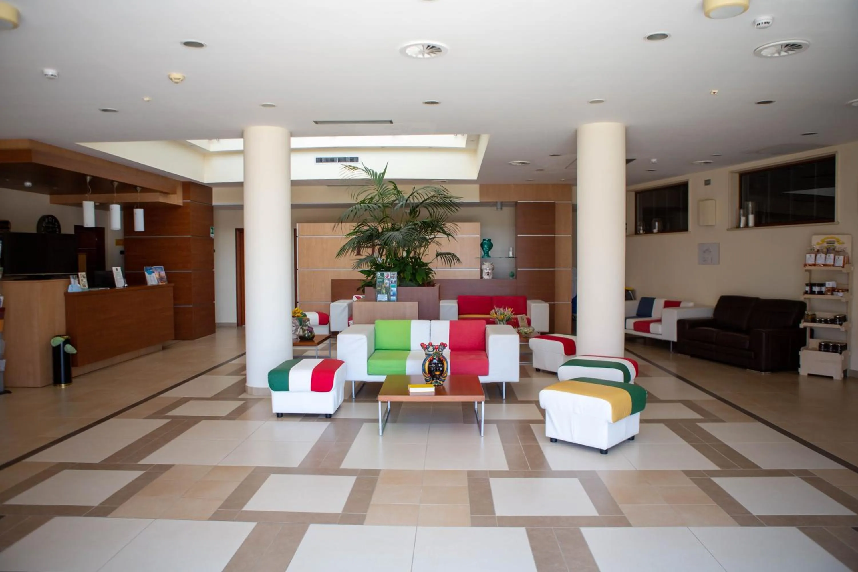 Lobby or reception in Hermes Hotel