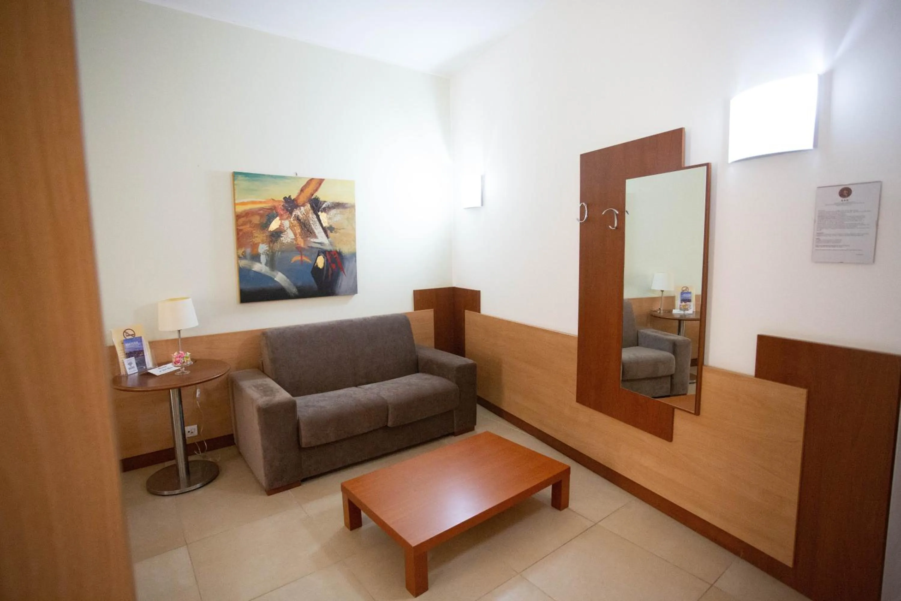 Living room in Hermes Hotel