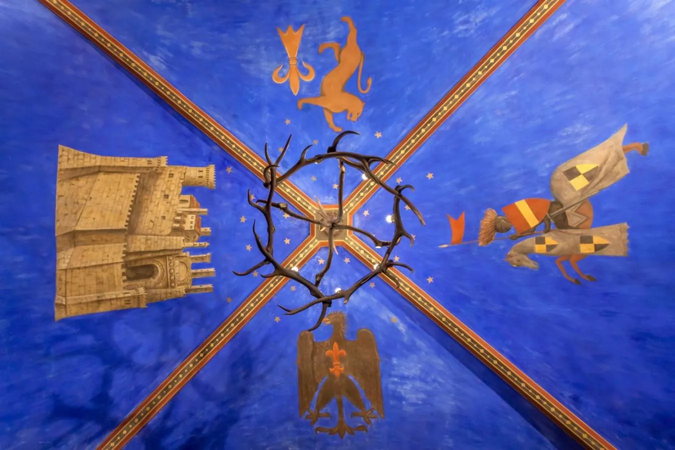 Communal lounge/ TV room in Castello Di Monterone