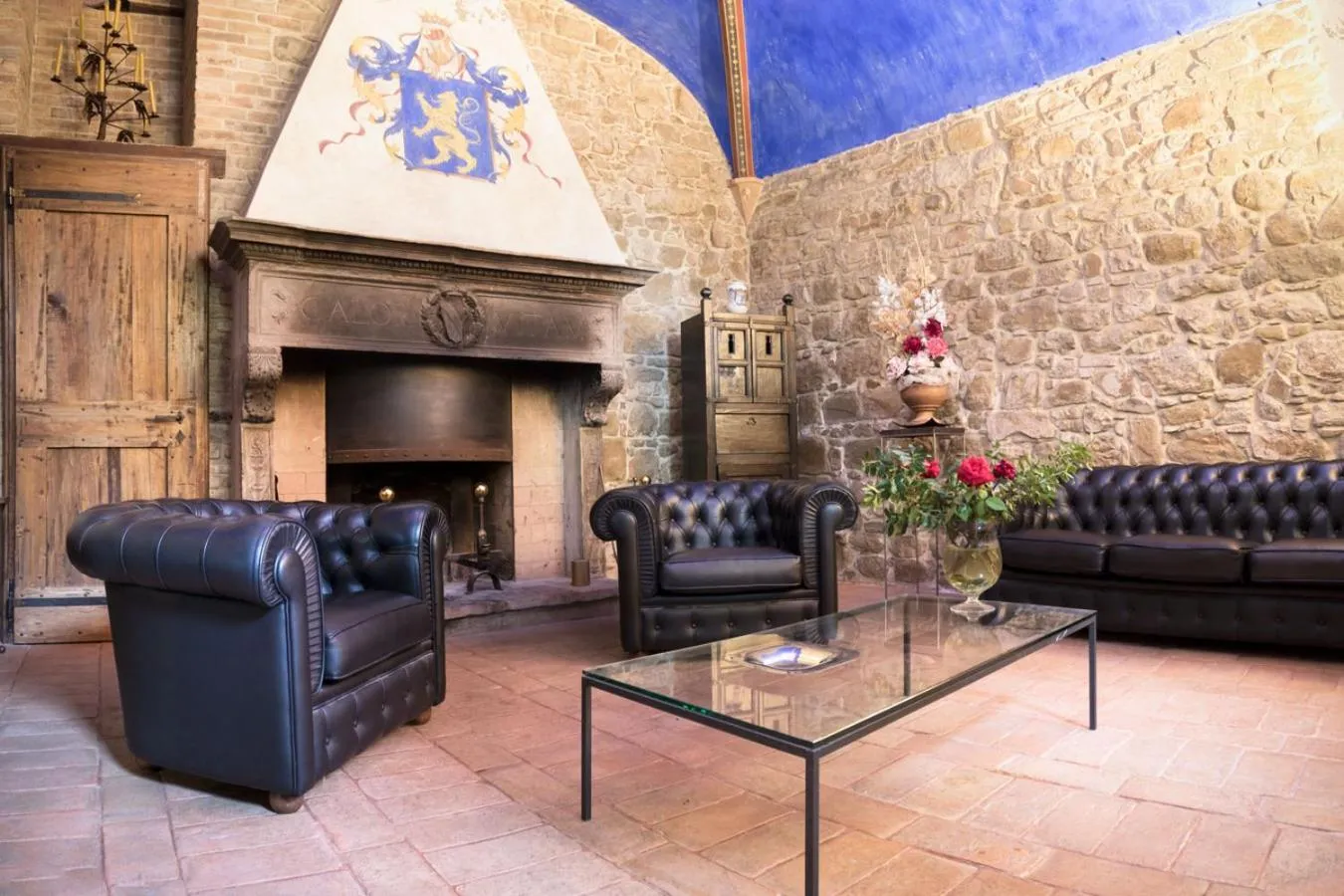 Communal lounge/ TV room in Castello Di Monterone