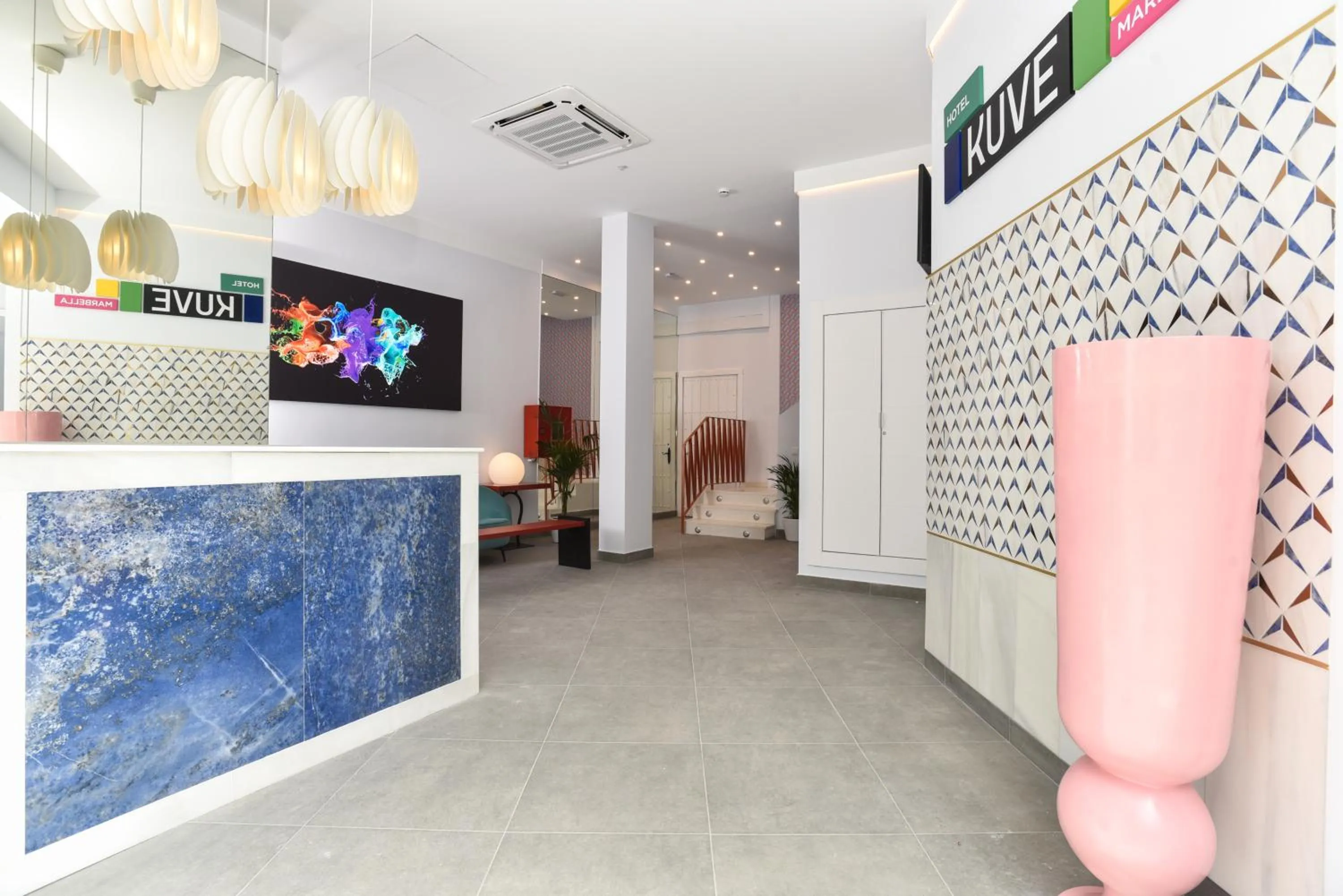 Lobby or reception in Hotel Kuve Marbella