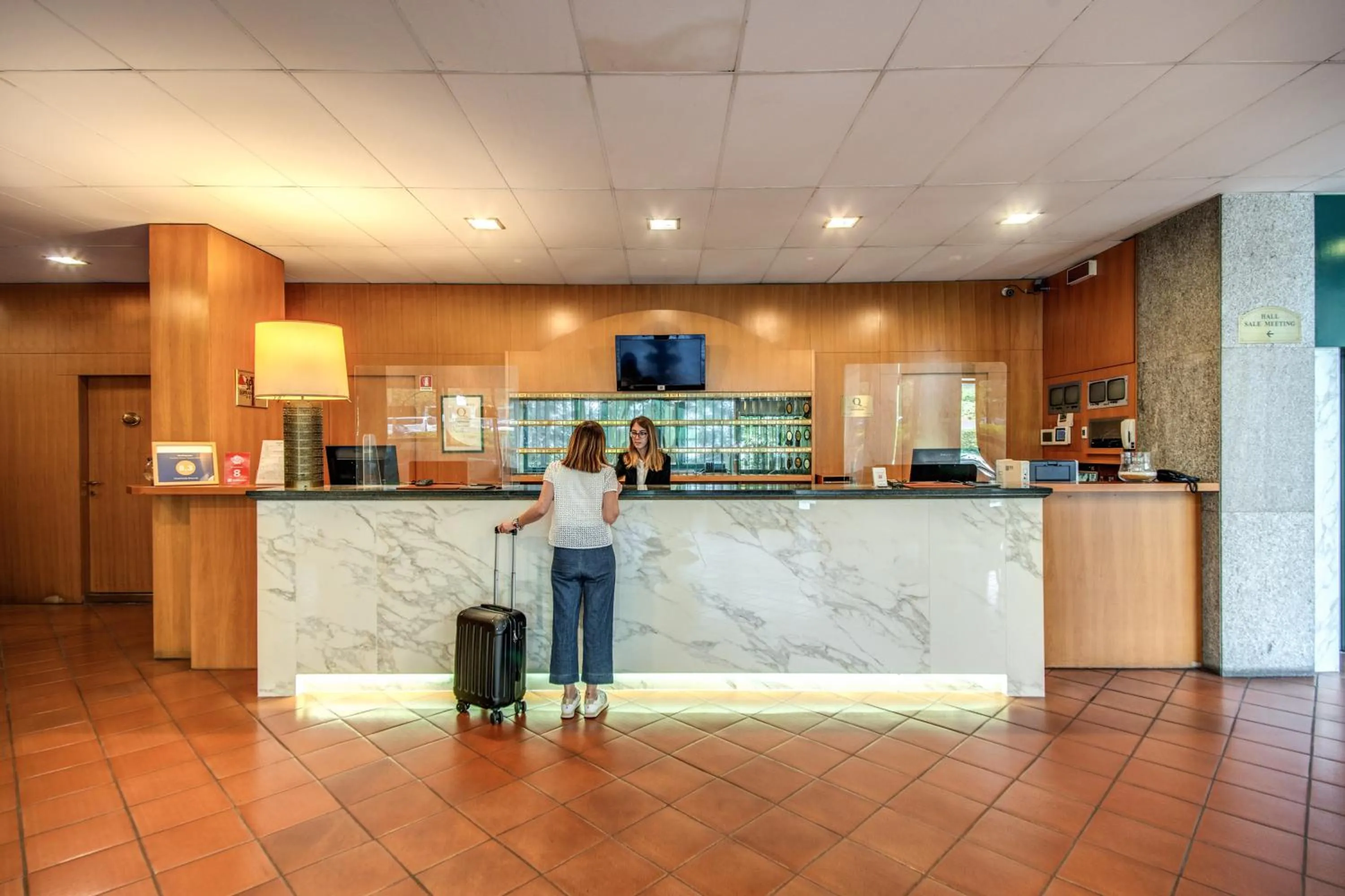 Lobby or reception in Hotel Della Rotonda
