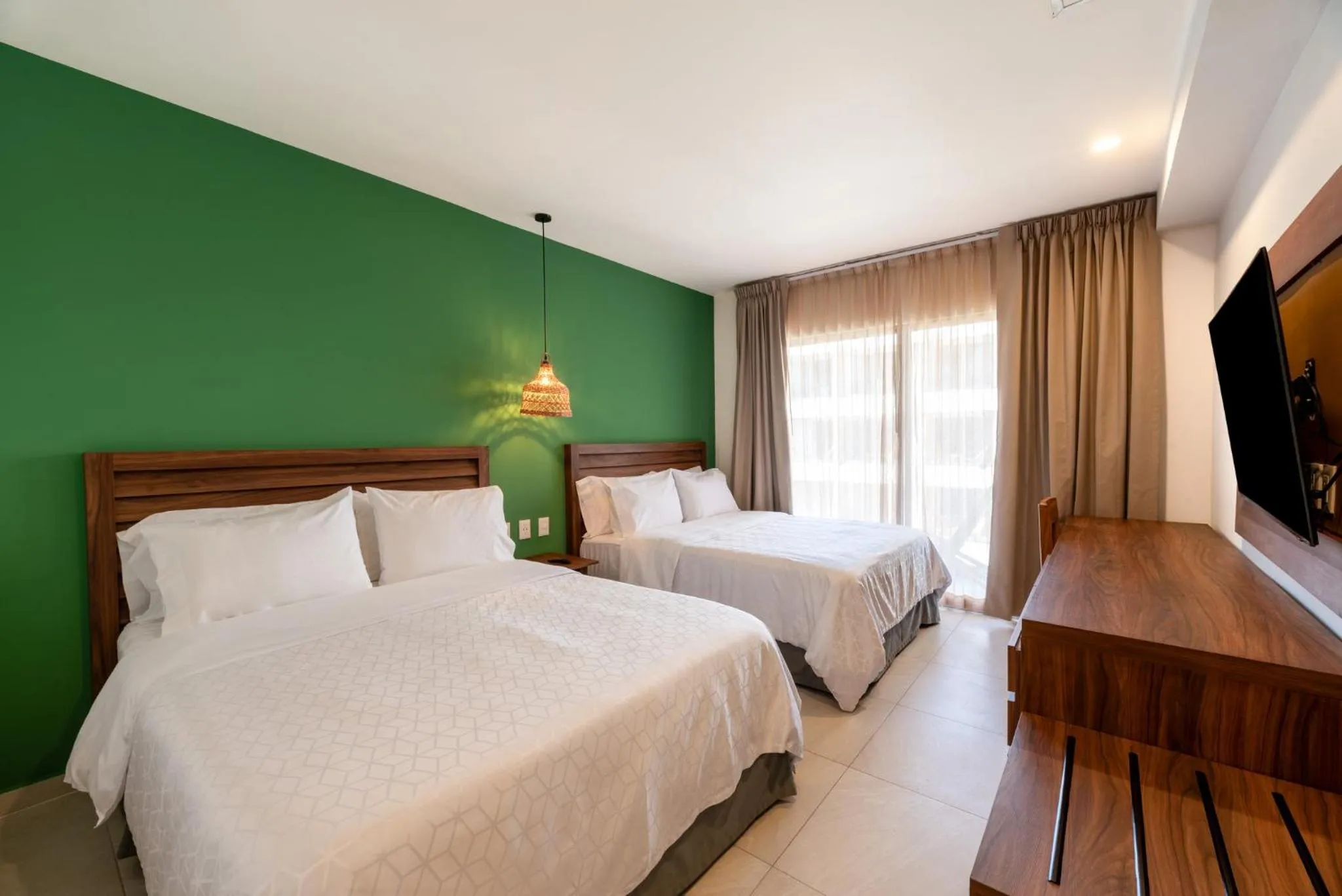 Photo of the whole room, Bed in Selina Tulum Downtown