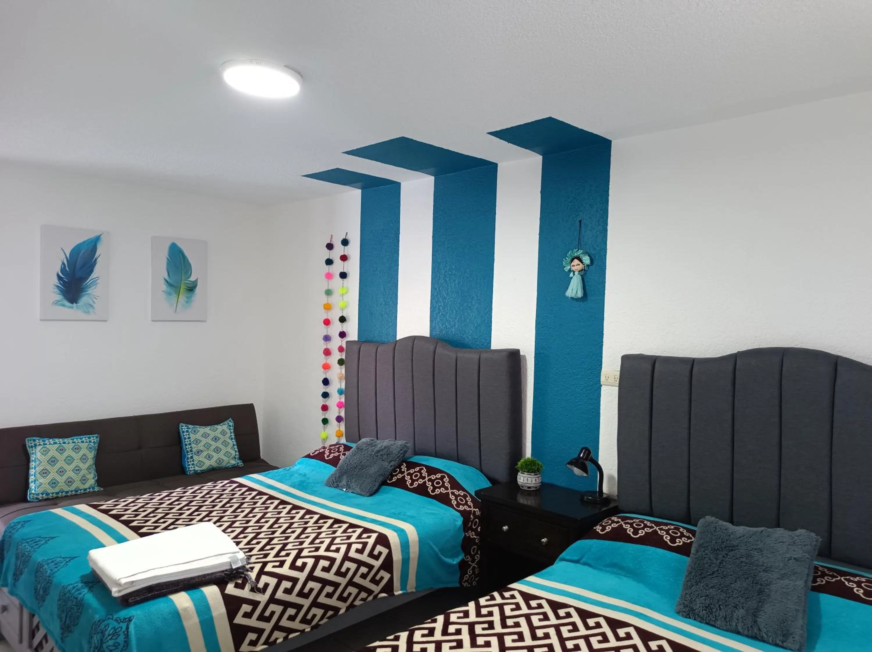 Photo of the whole room, Bed in Calkiní Cabañas San Cristóbal de Las Casas