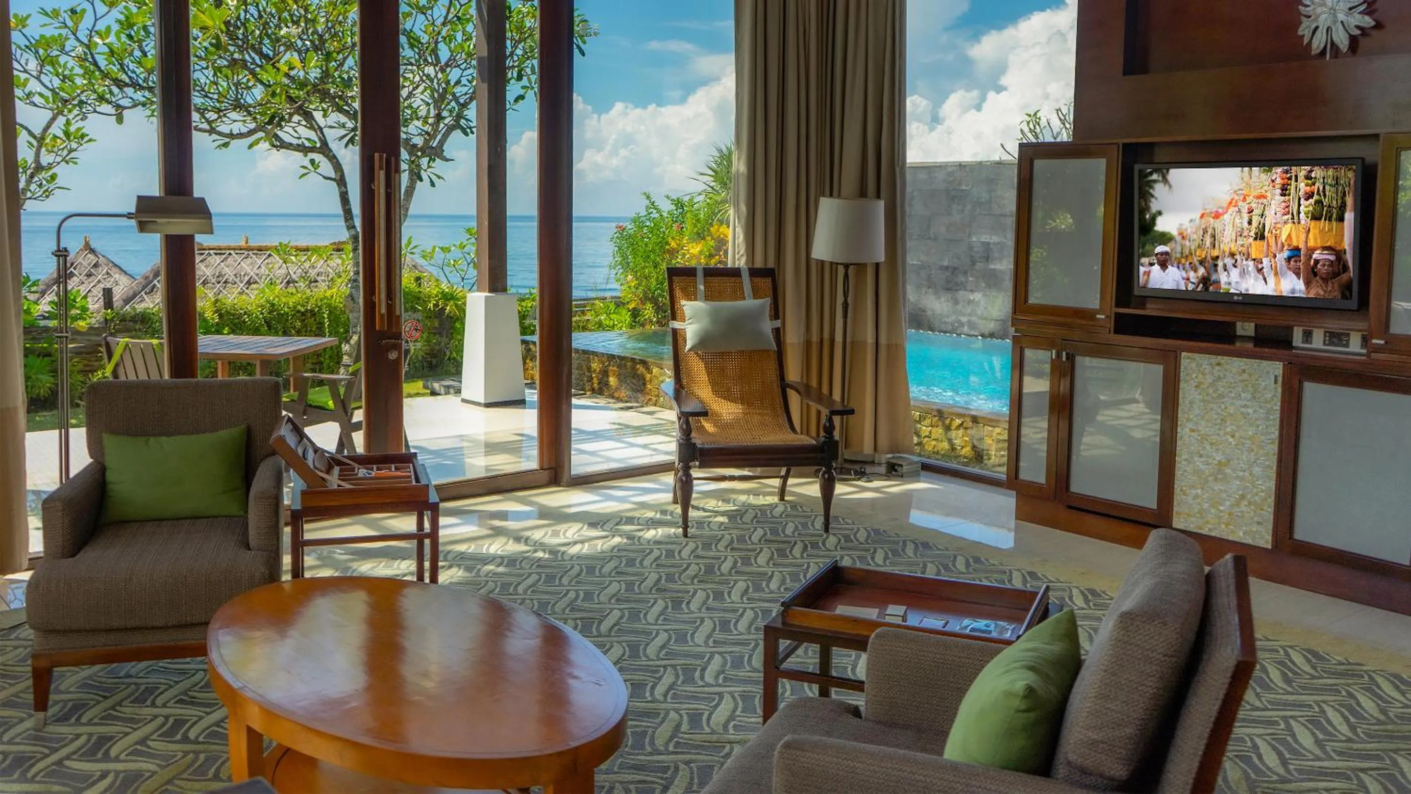 Living room in Samabe Bali Villas