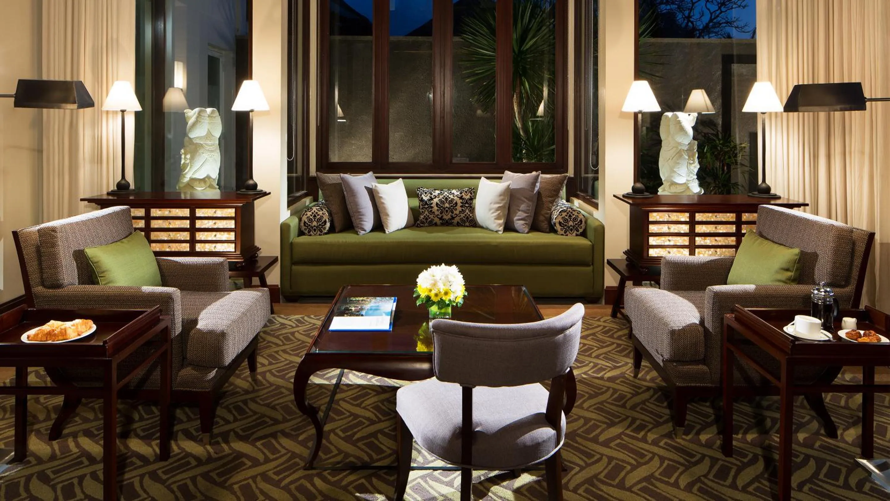 Living room in Samabe Bali Villas