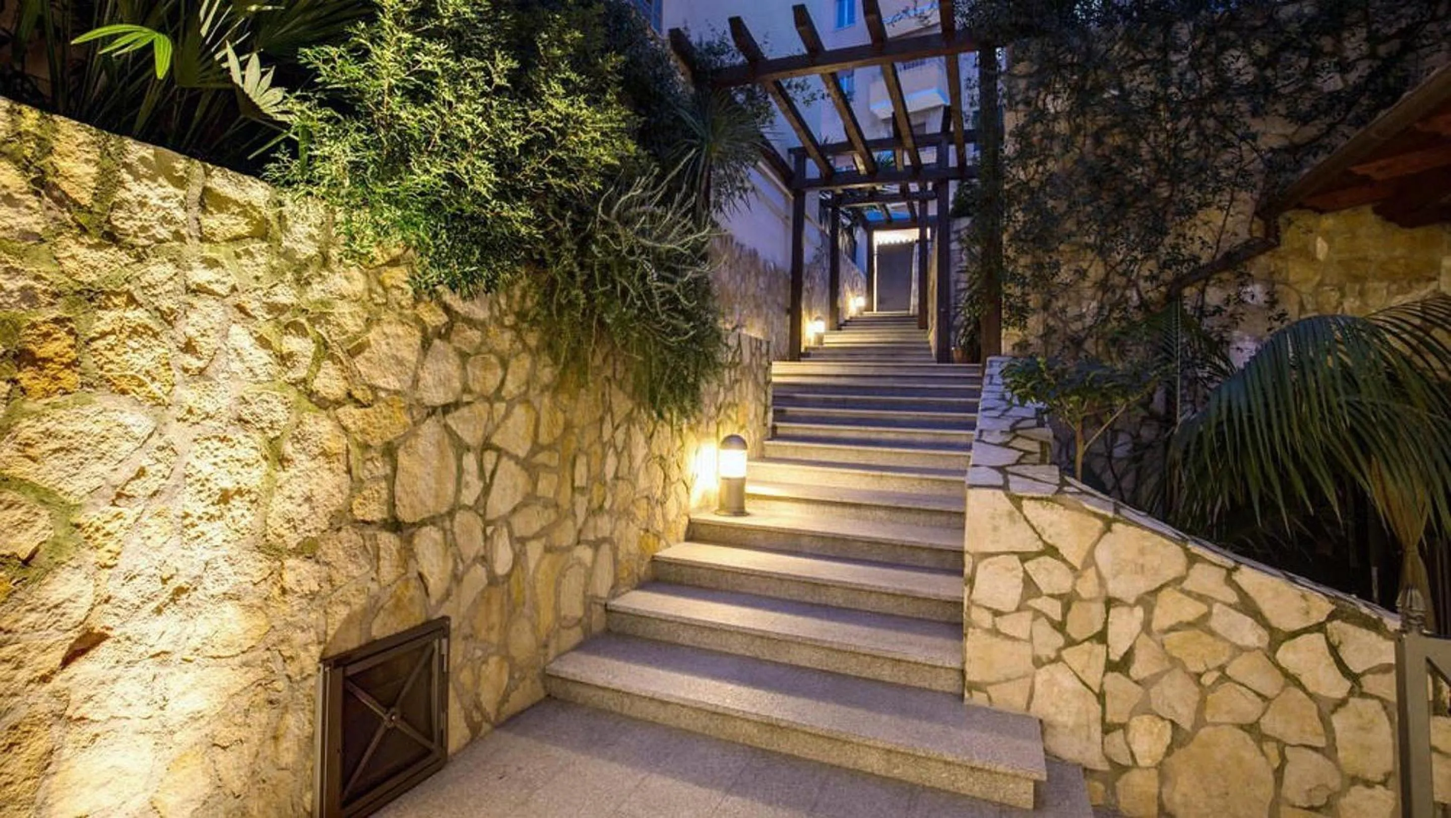 Facade/entrance in The Strand Hotel