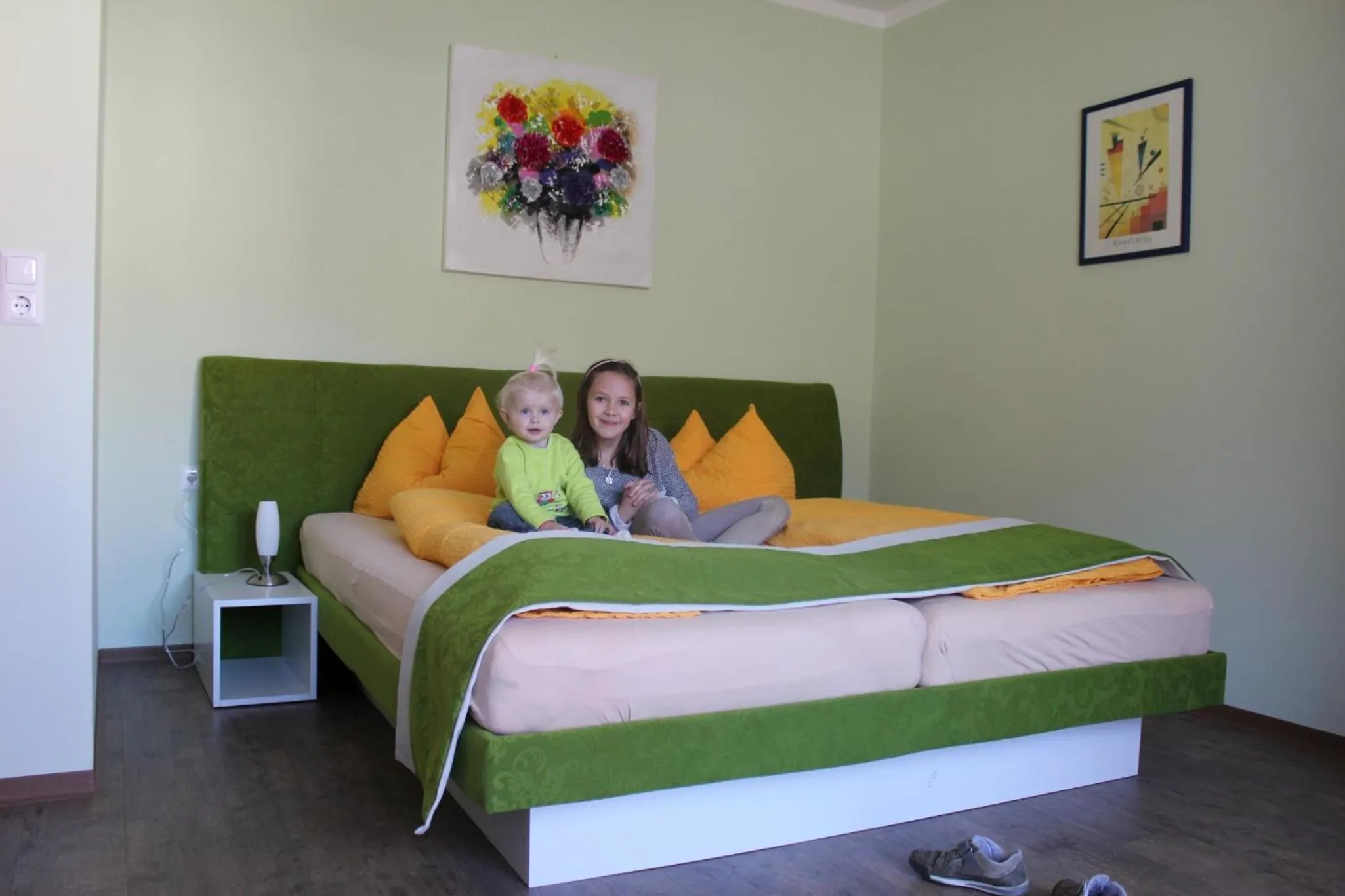 Bed in Gasthof zum Mohrn