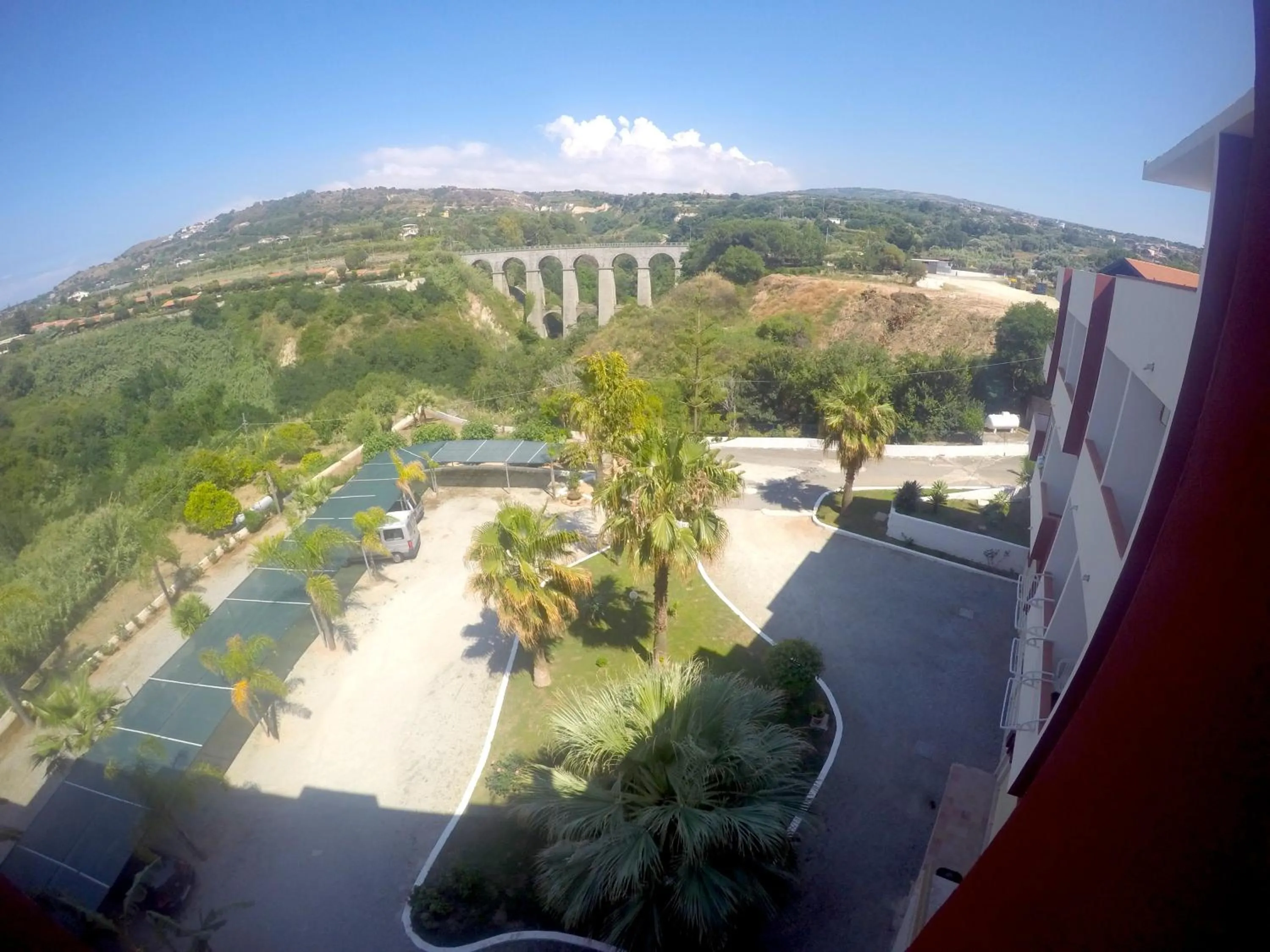 Garden view in Residence Hotel Felix