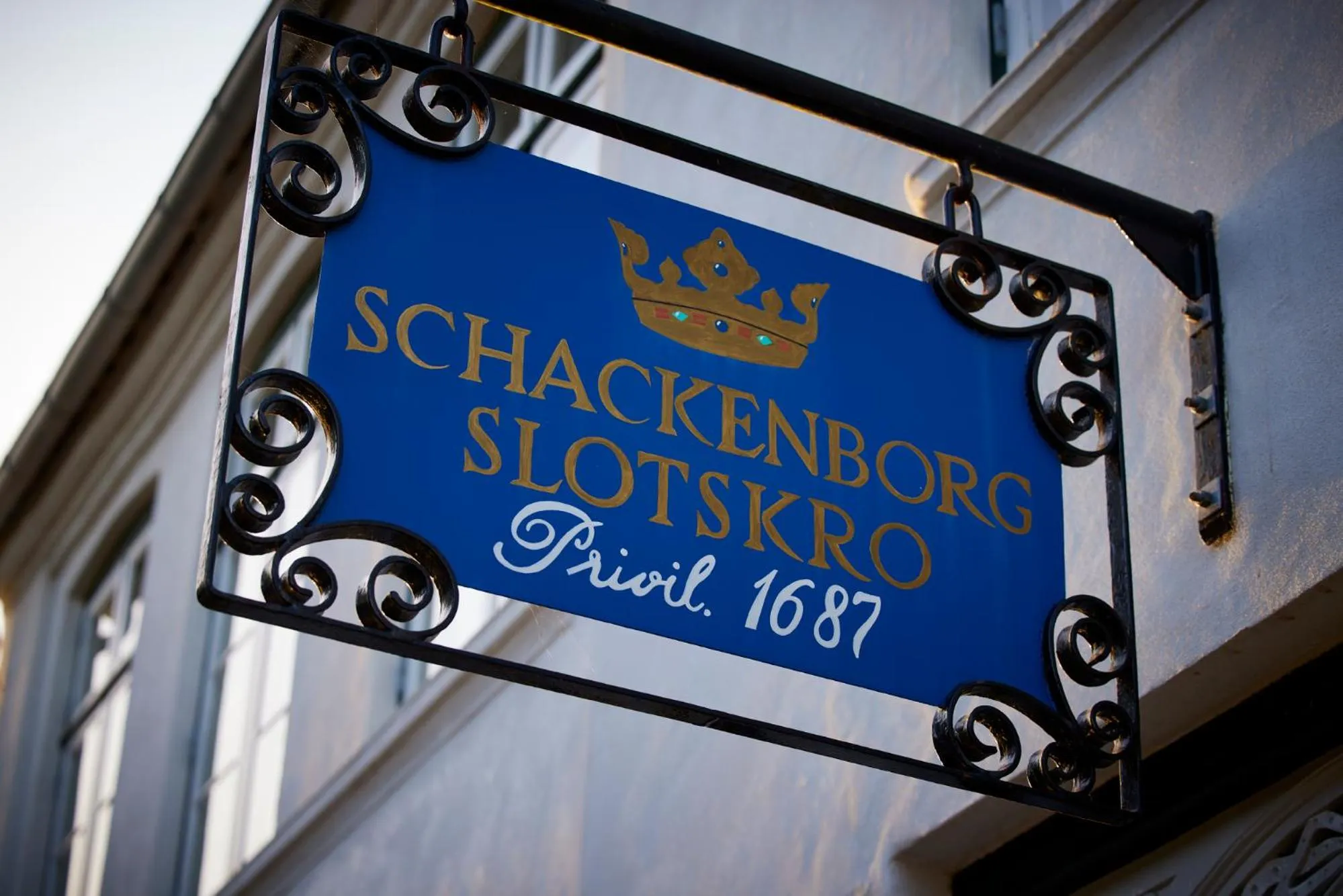 Logo/Certificate/Sign in Schackenborg Slotskro