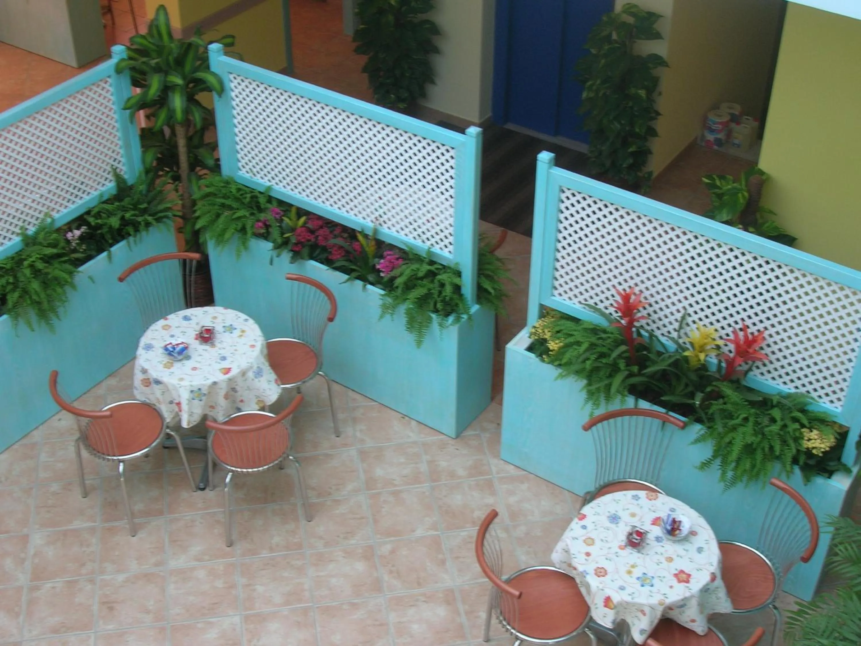 Patio in Hotel Del Corso