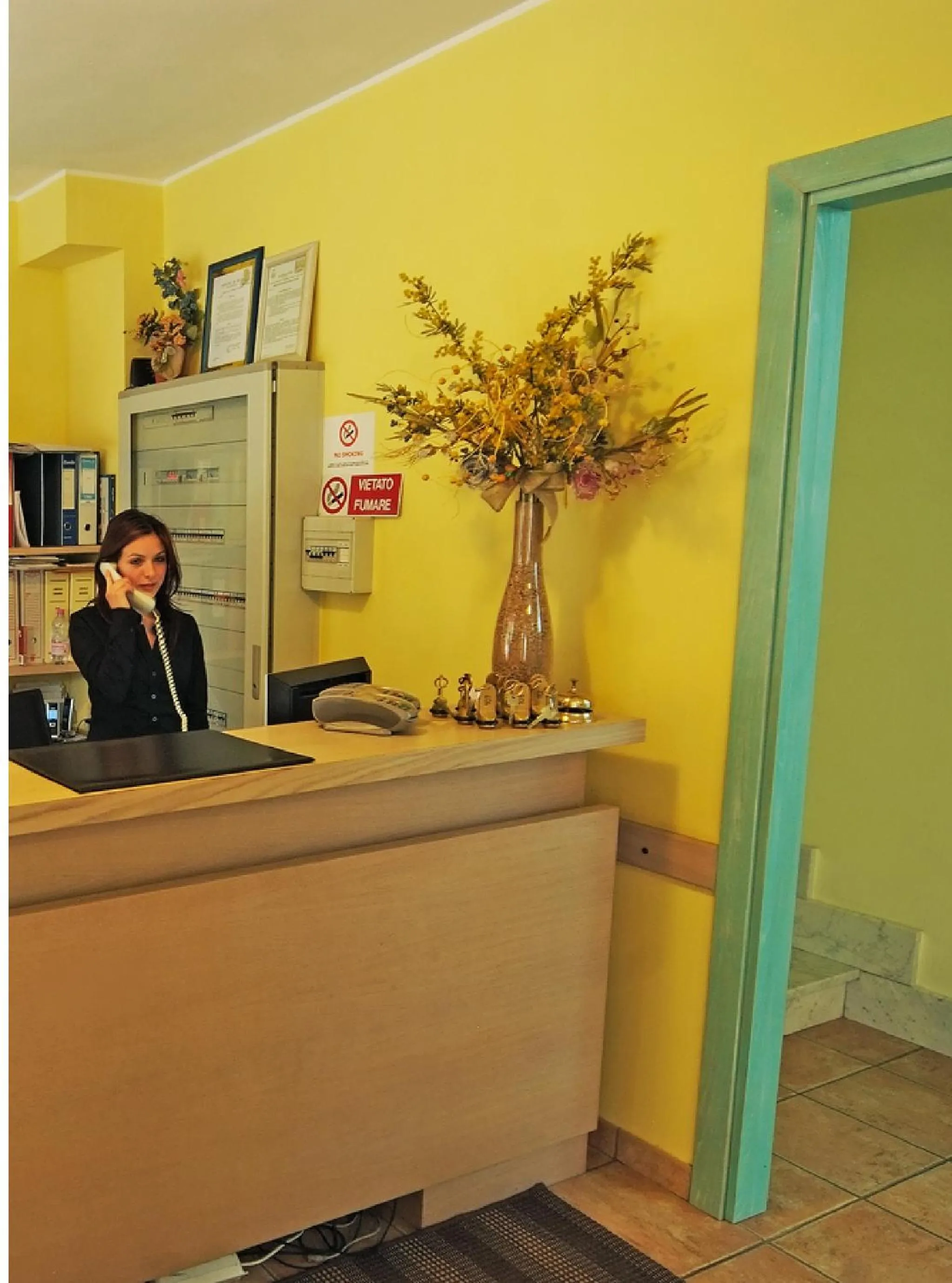 Lobby or reception in Hotel Del Corso
