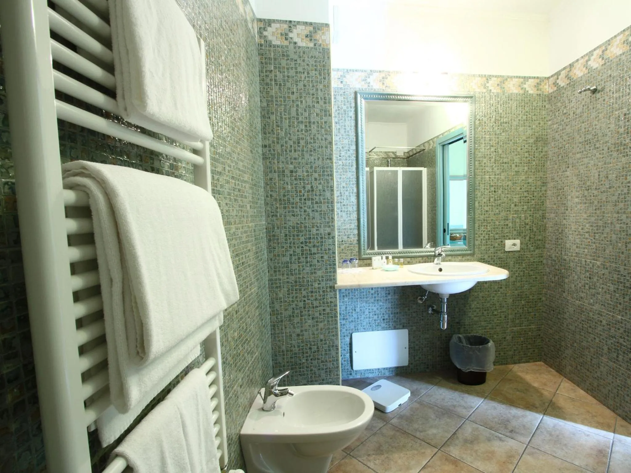 Bathroom in Hotel Del Corso