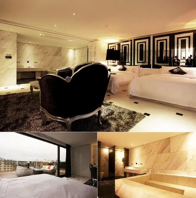 Bed in Jeju Cullinan Hotel