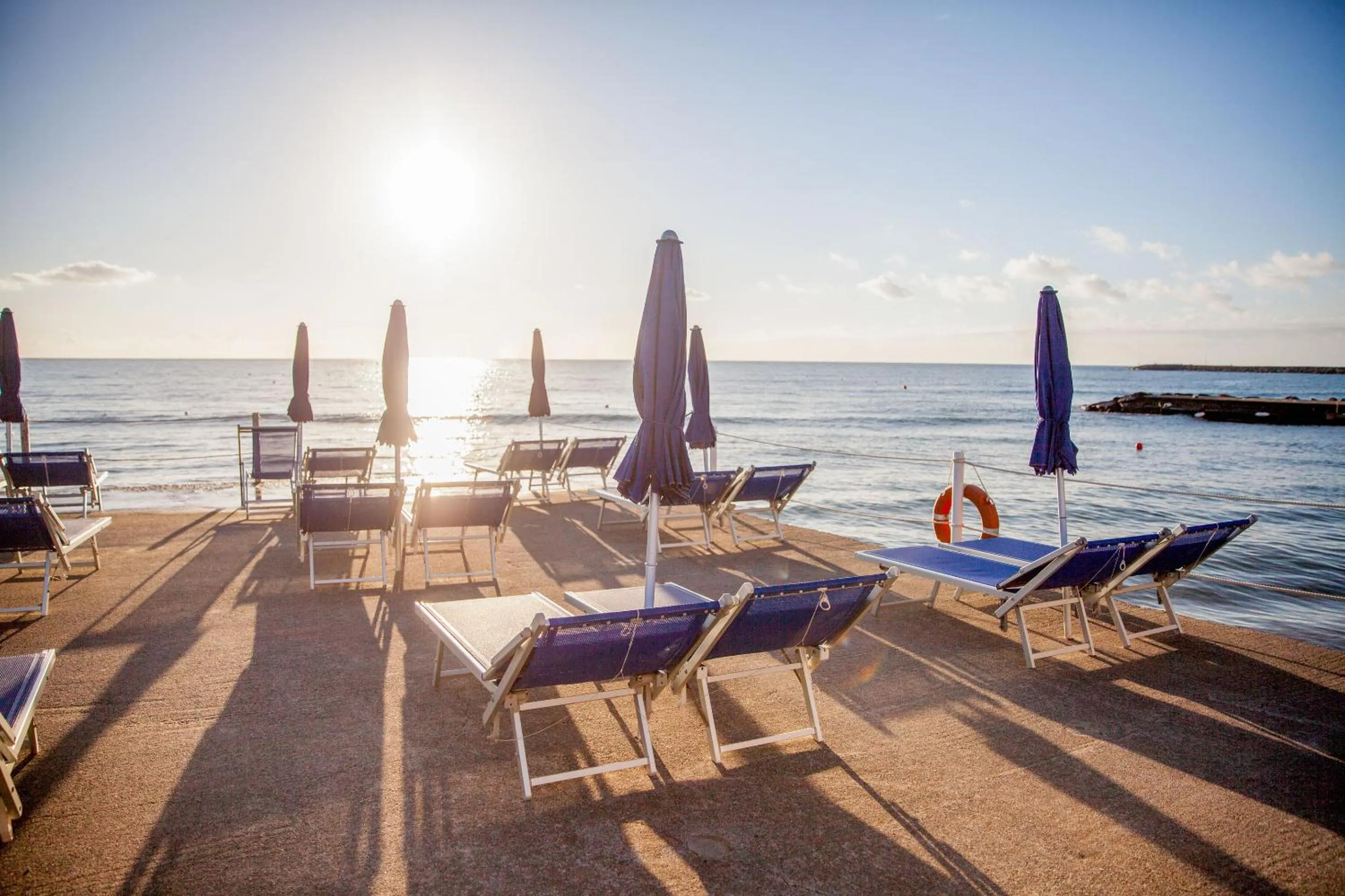 Beach in Hotel Moresco