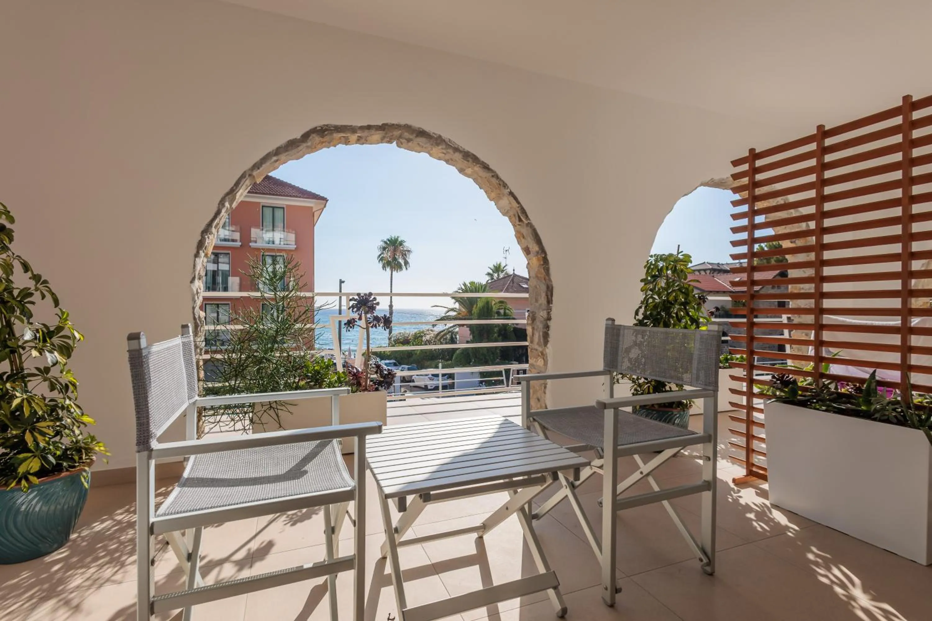 Patio in Hotel Moresco