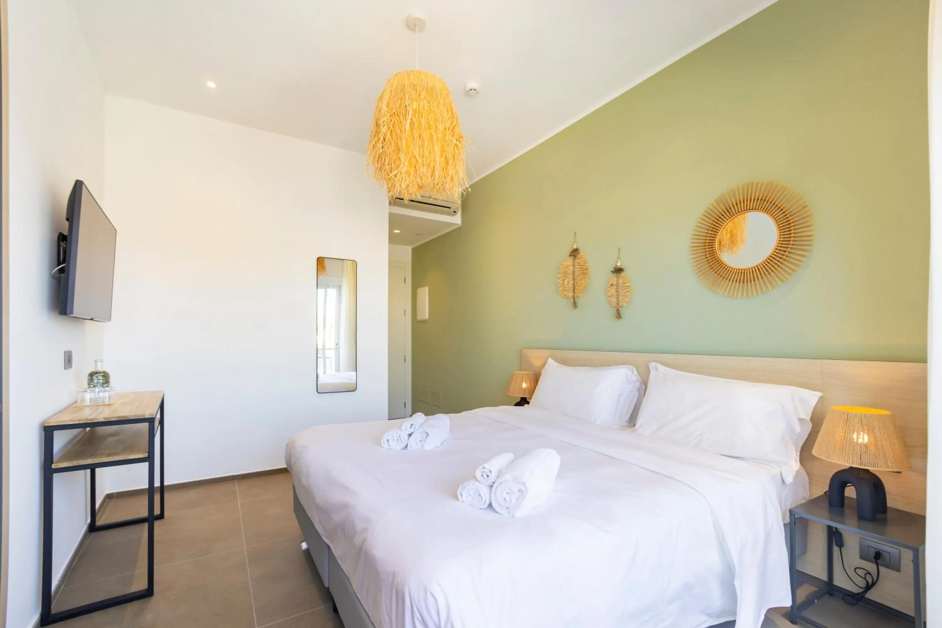 Bed in Hotel Moresco