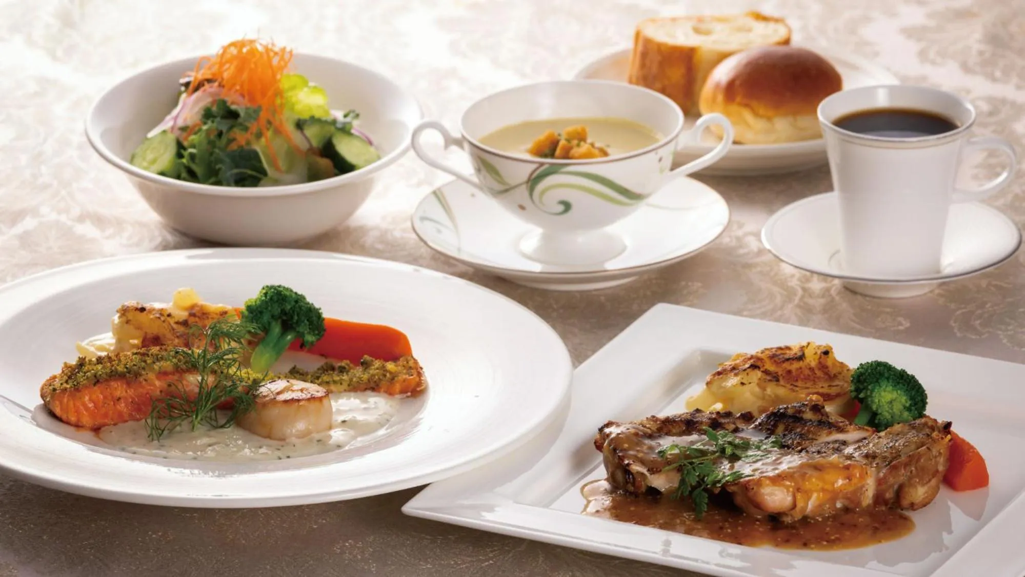 Restaurant/places to eat in Koriyama View Hotel Annex