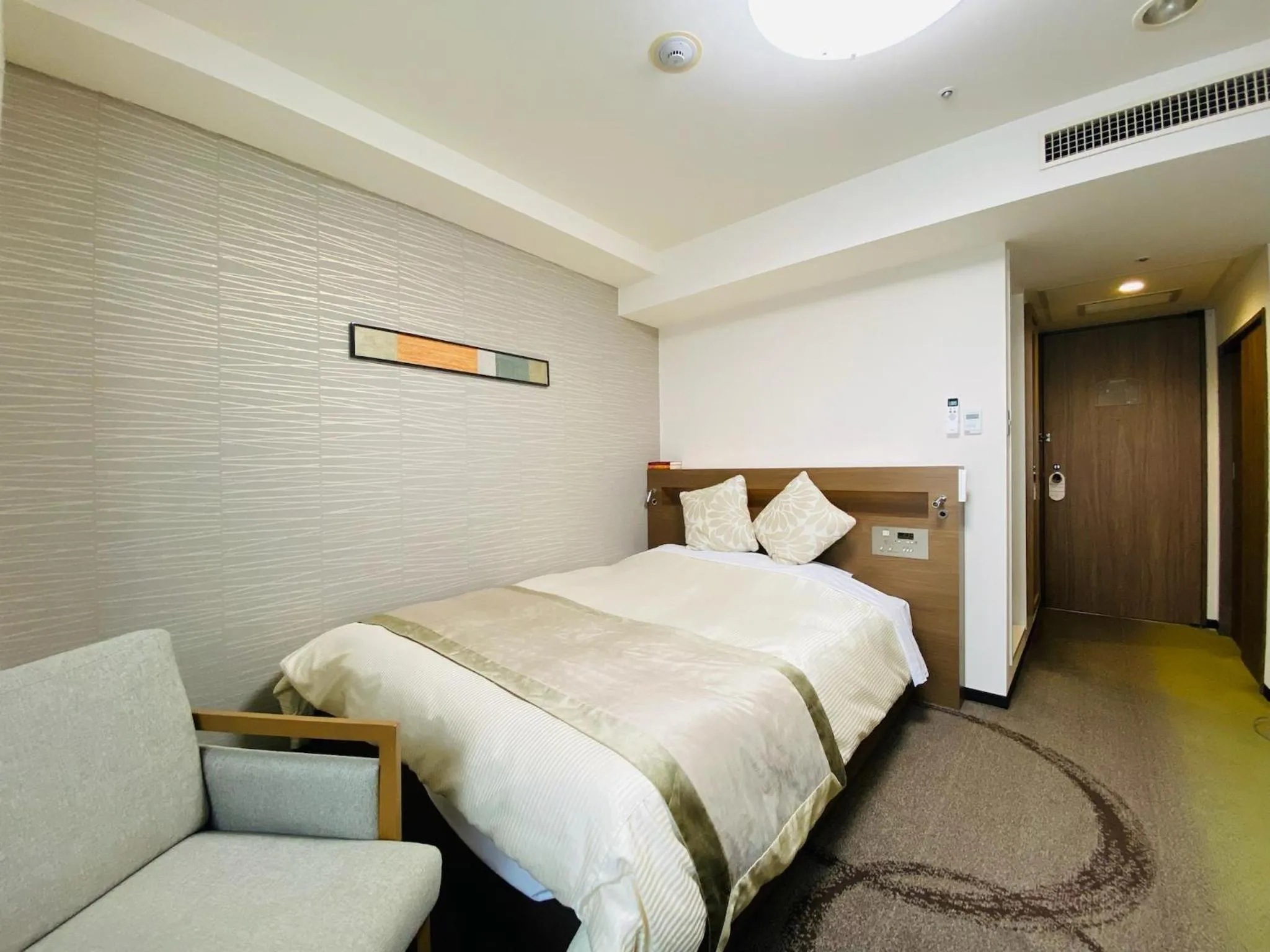 Bed in Koriyama View Hotel Annex