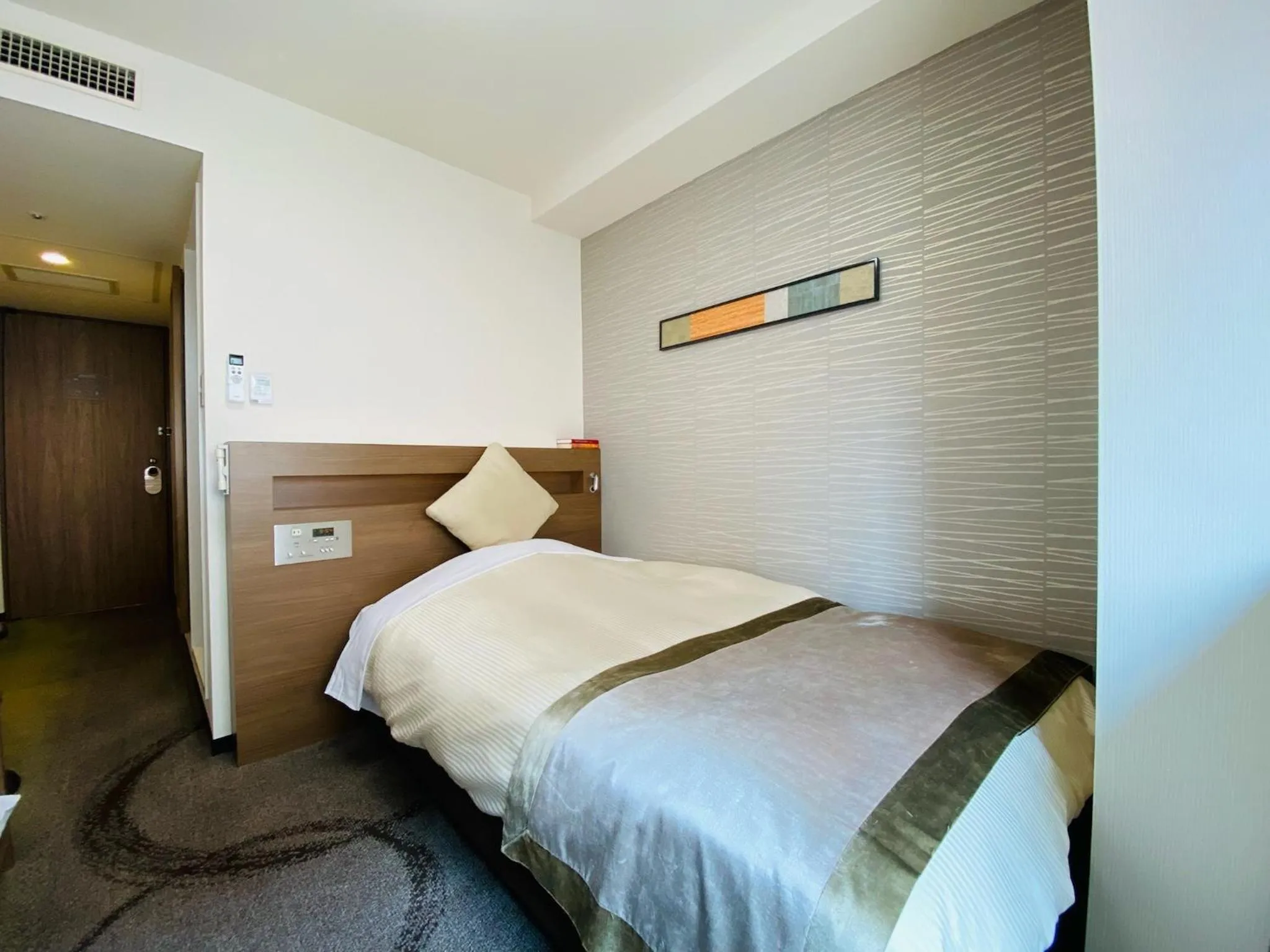 Bed in Koriyama View Hotel Annex