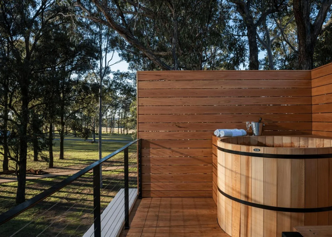 Hot Tub in Tower Lodge