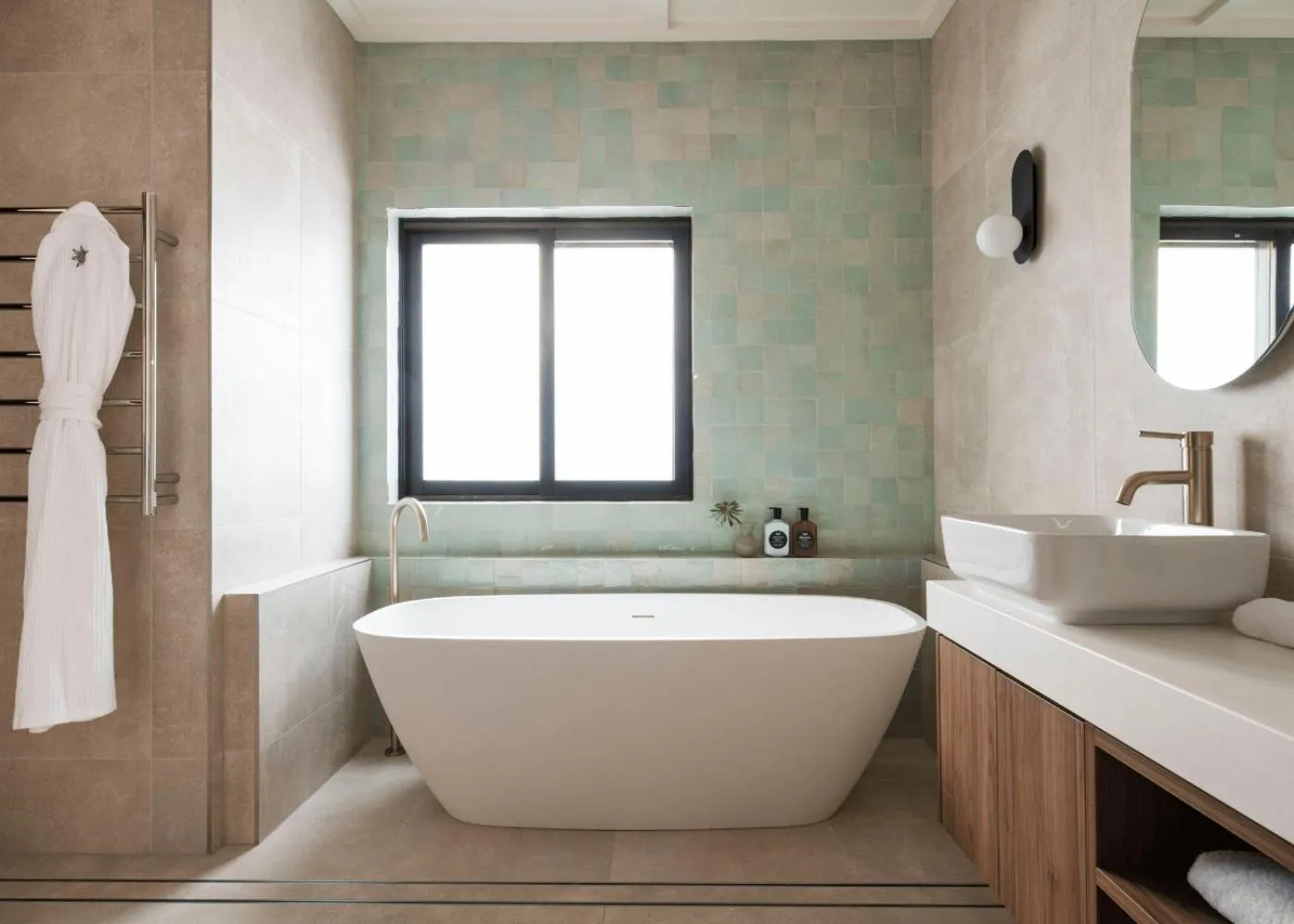 Bathroom in Tower Lodge