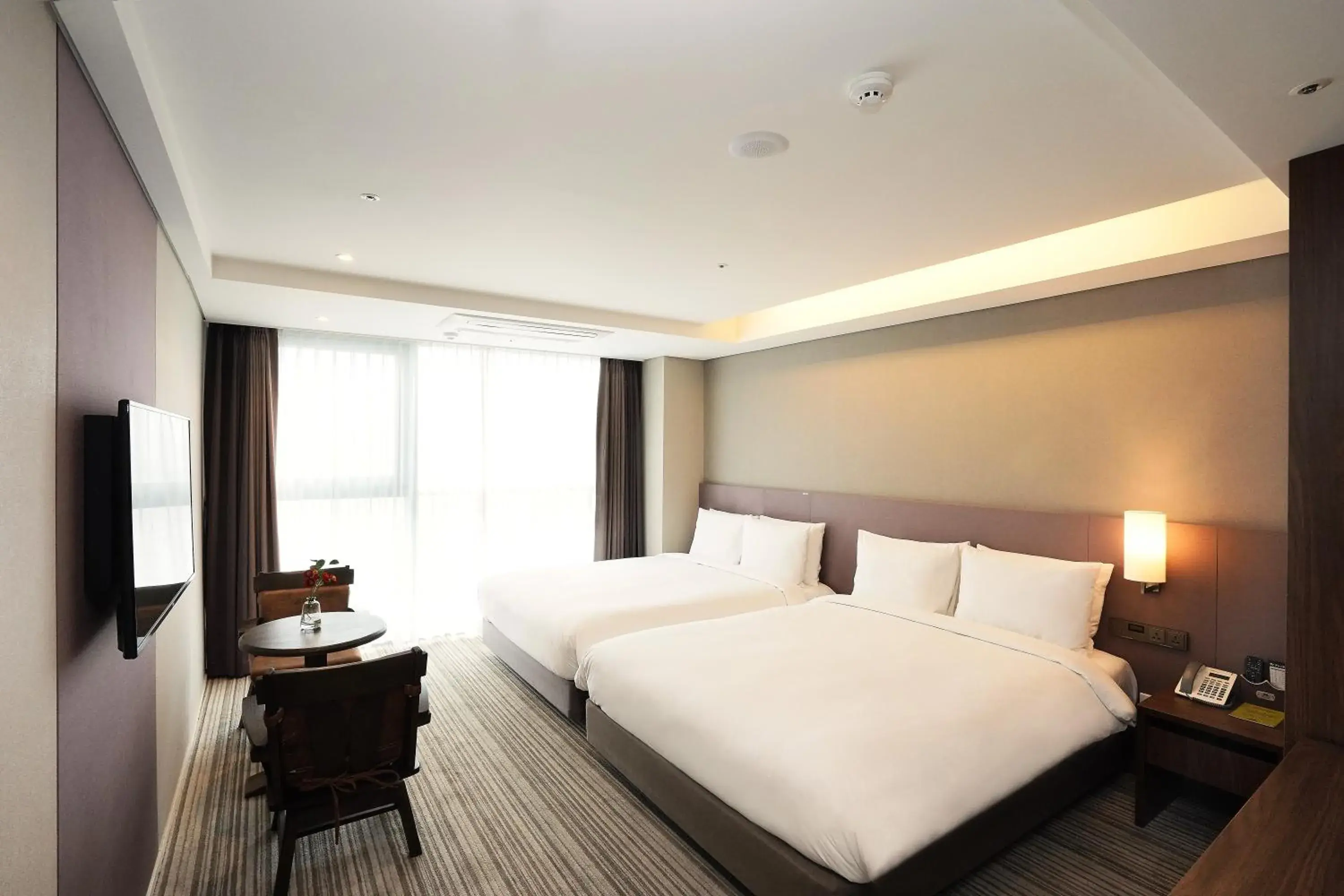 Deluxe Double Family Room with Half Harbor View in Hotel Adela Deluxe Double Family Room with Half Harbor View in Hotel Adela