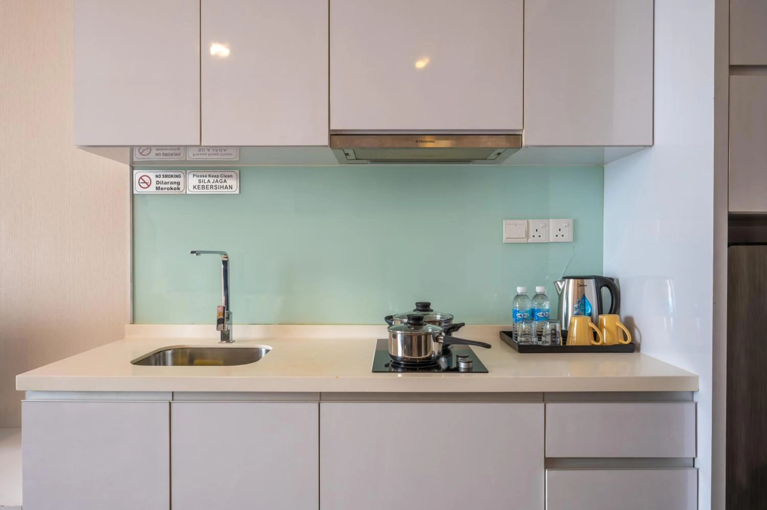 Kitchen or kitchenette in Lila Suites One Bukit Ceylon