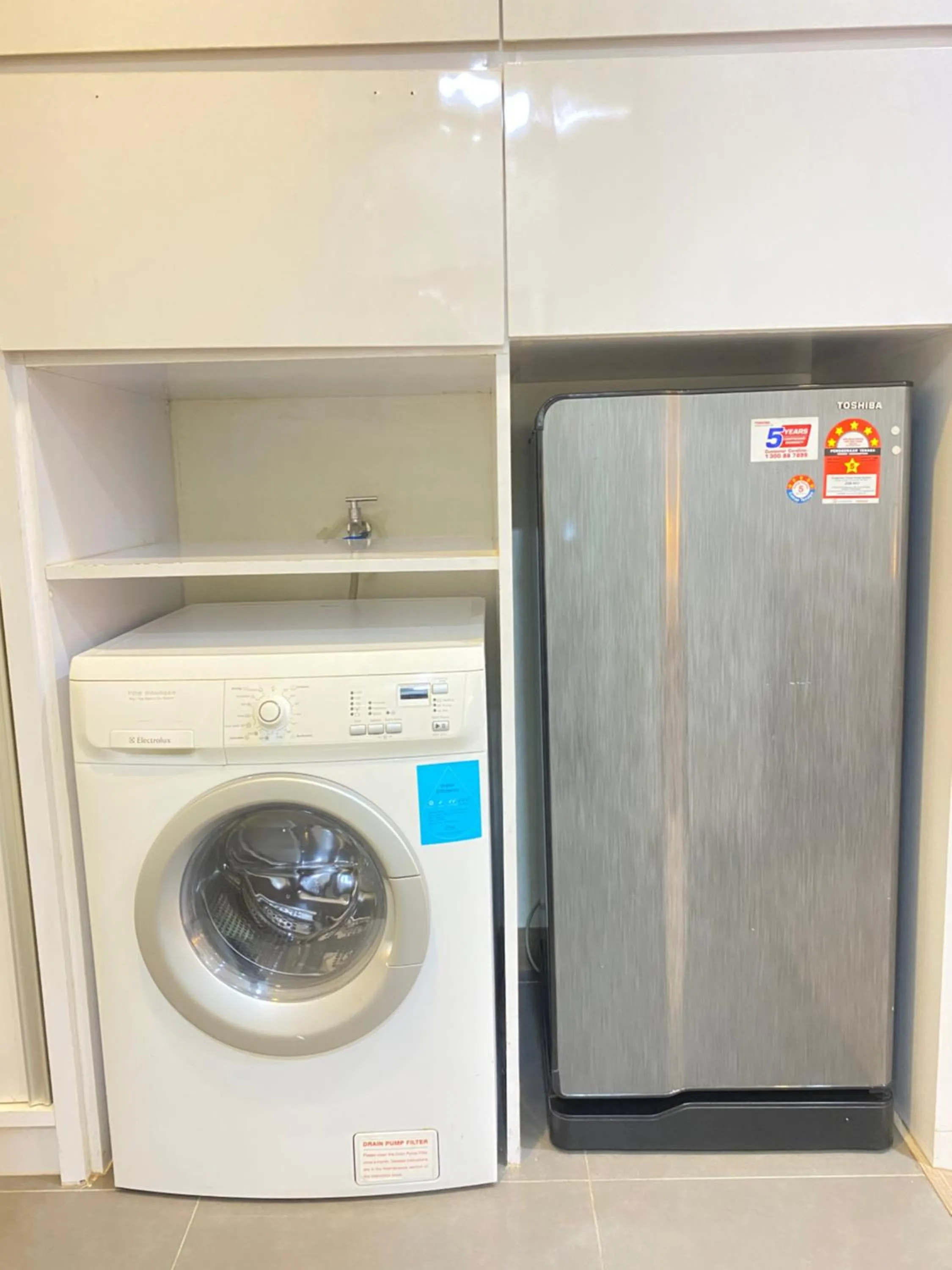 washing machine in Lila Suites One Bukit Ceylon