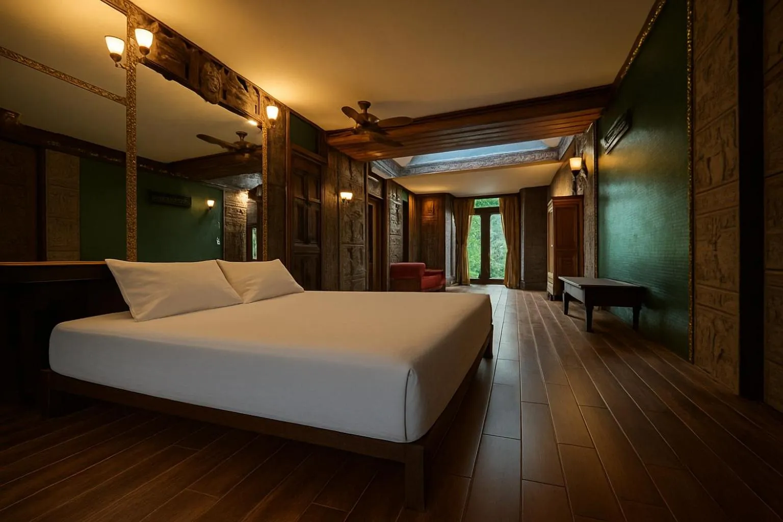 Bed in K2 Xanadu Pool Villa