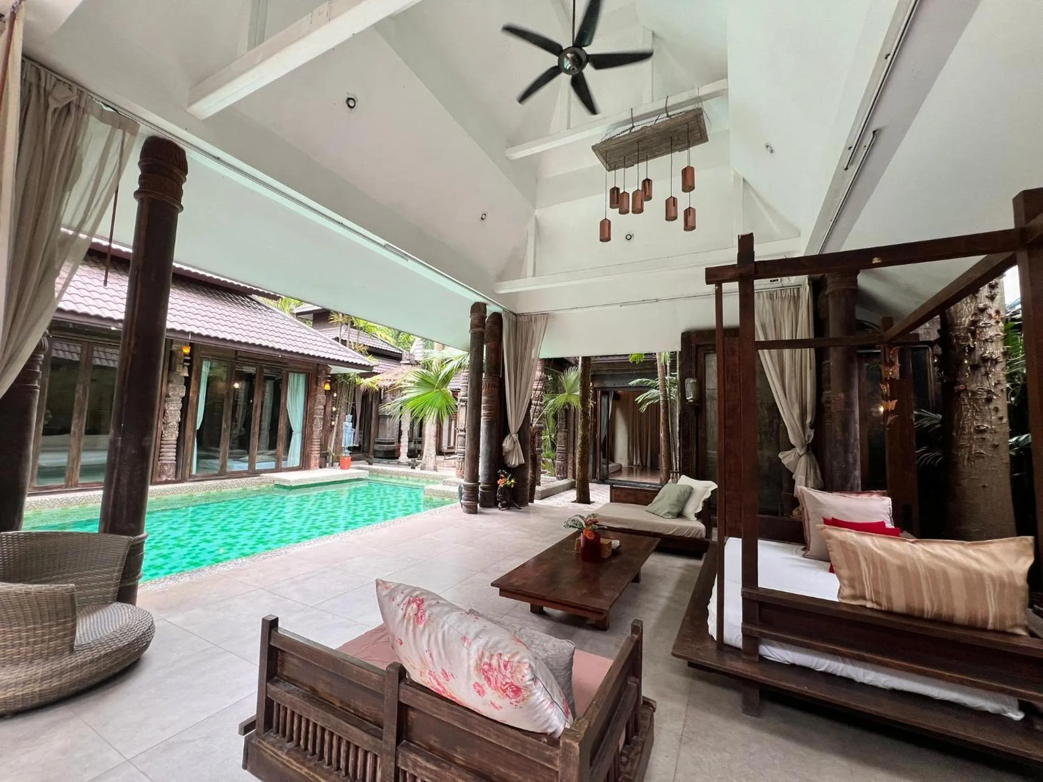 Seating area in K2 Xanadu Pool Villa