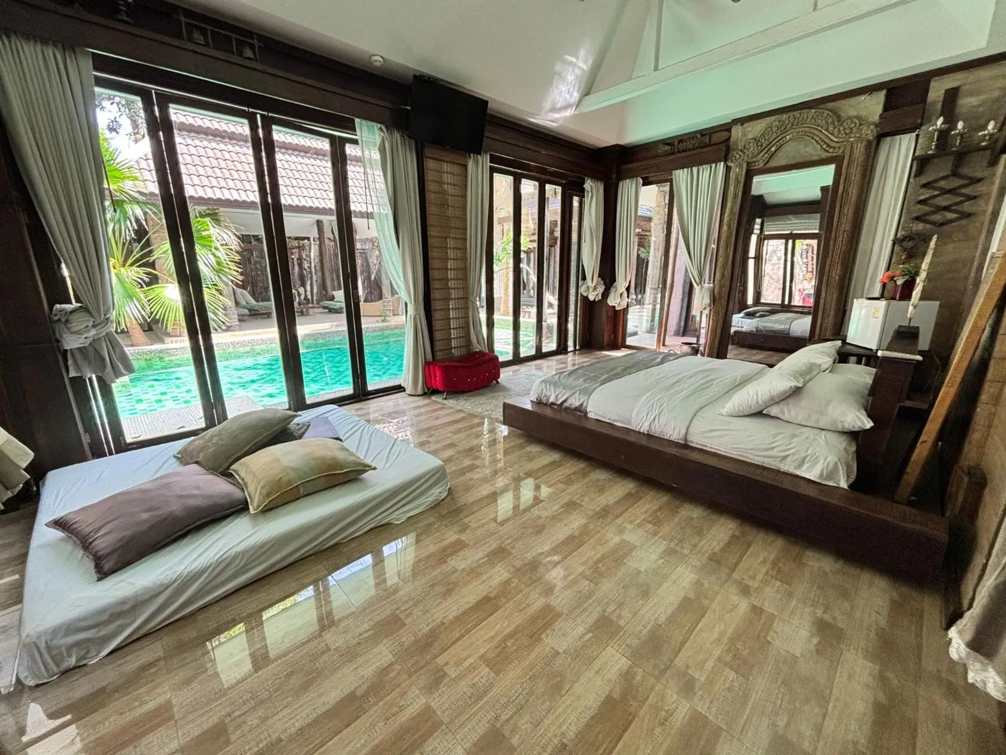 Bed in K2 Xanadu Pool Villa